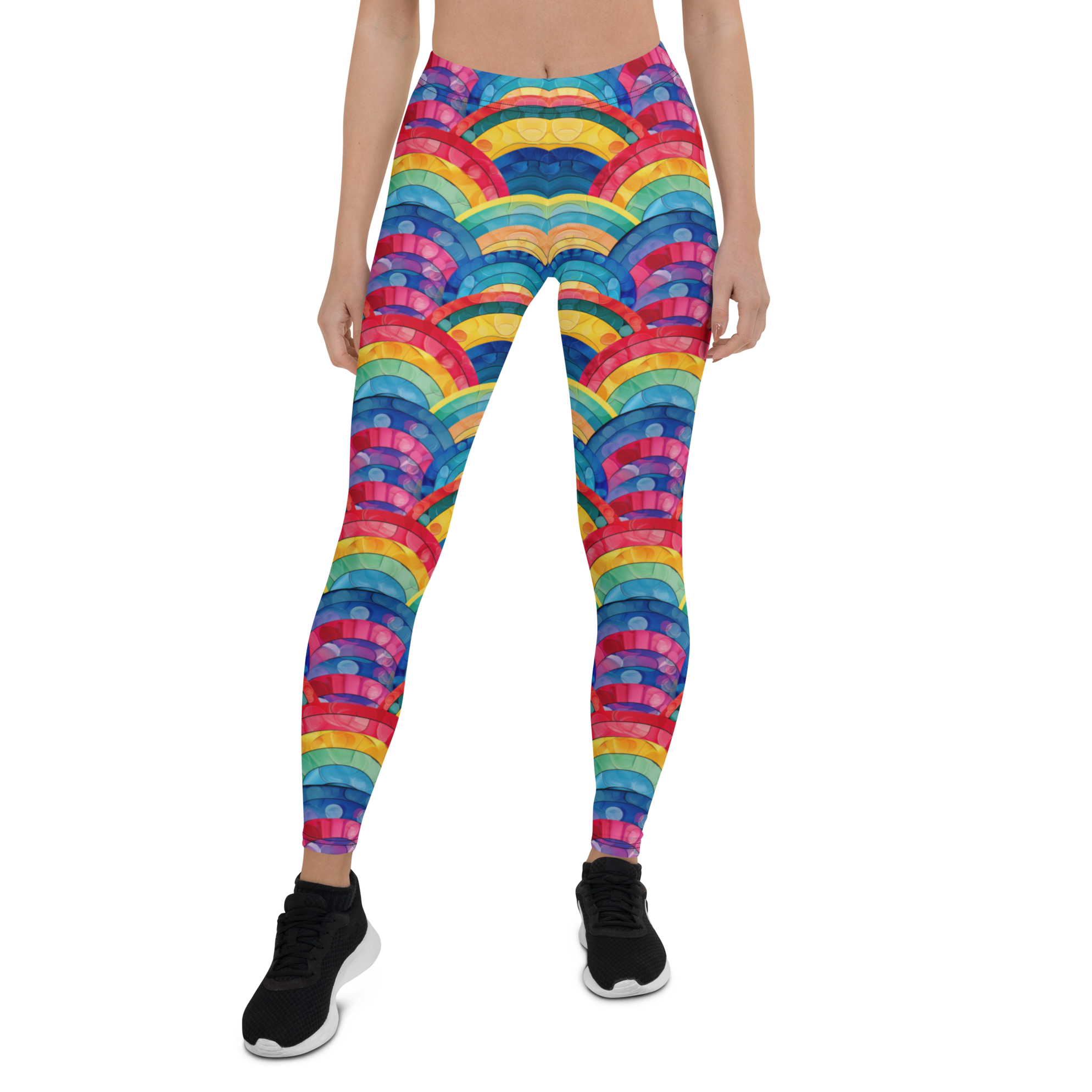 Rainy Rainbow Leggings | GearBunch