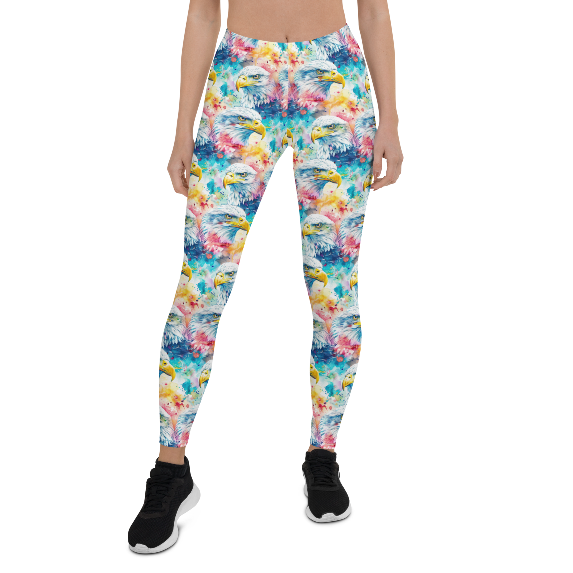 Watercolor Eagle Leggings | GearBunch