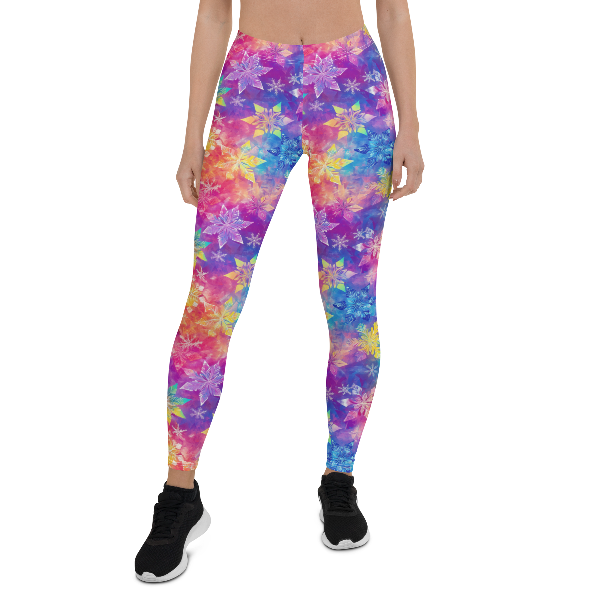 Festive Snowflake Leggings | GearBunch