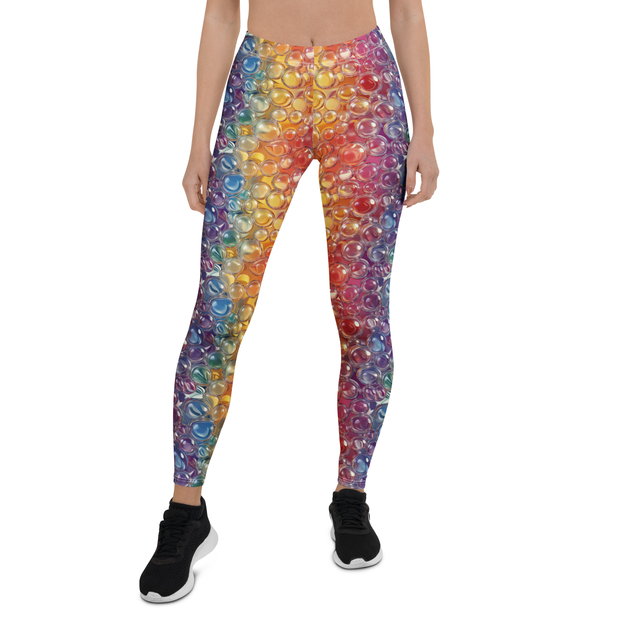 Rainbow Bubble Leggings | GearBunch