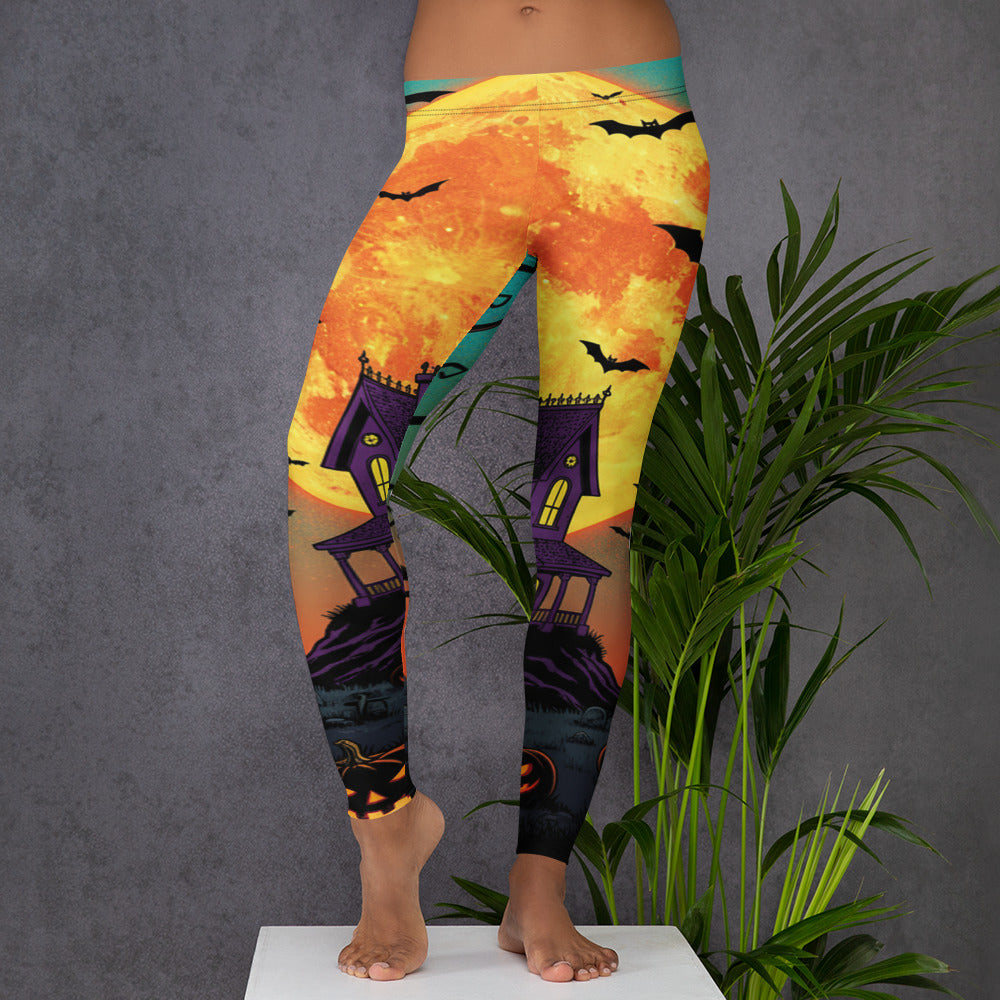 Haunted Manor Twilight Leggings | GearBunch