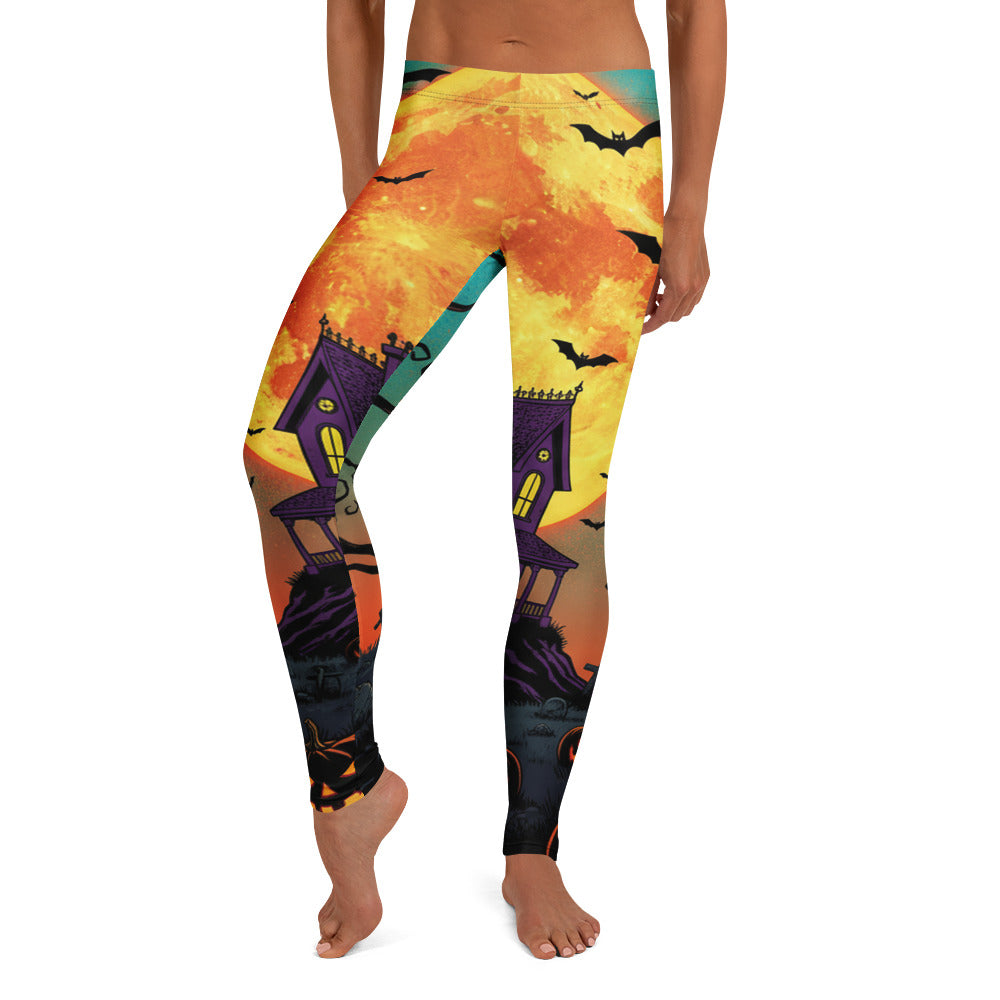 Haunted Manor Twilight Leggings | GearBunch