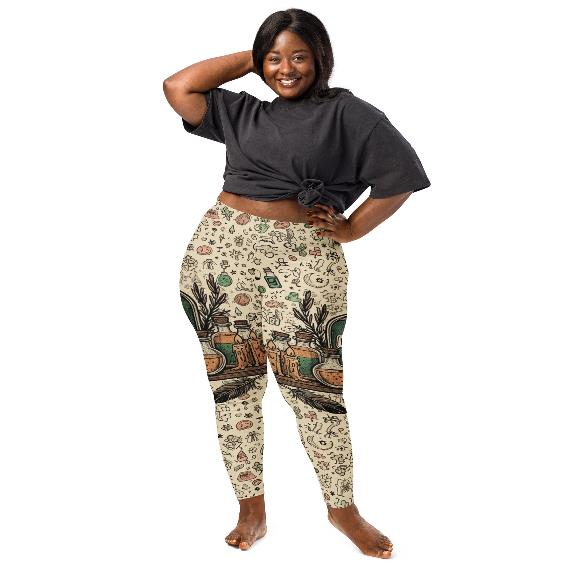 Witches Apothecary Bottles Leggings | GearBunch