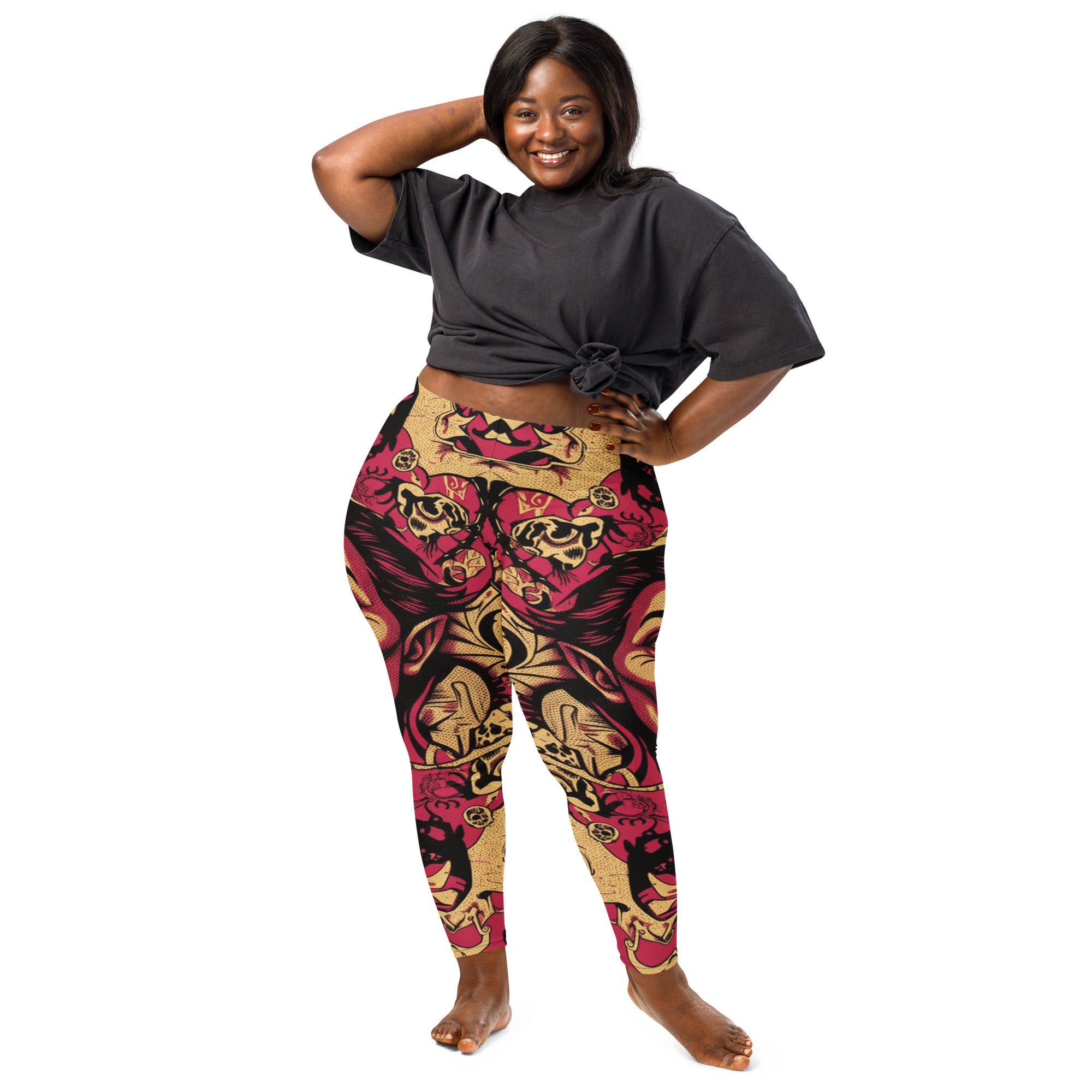 Hammer Horror Poster Collage Leggings | GearBunch