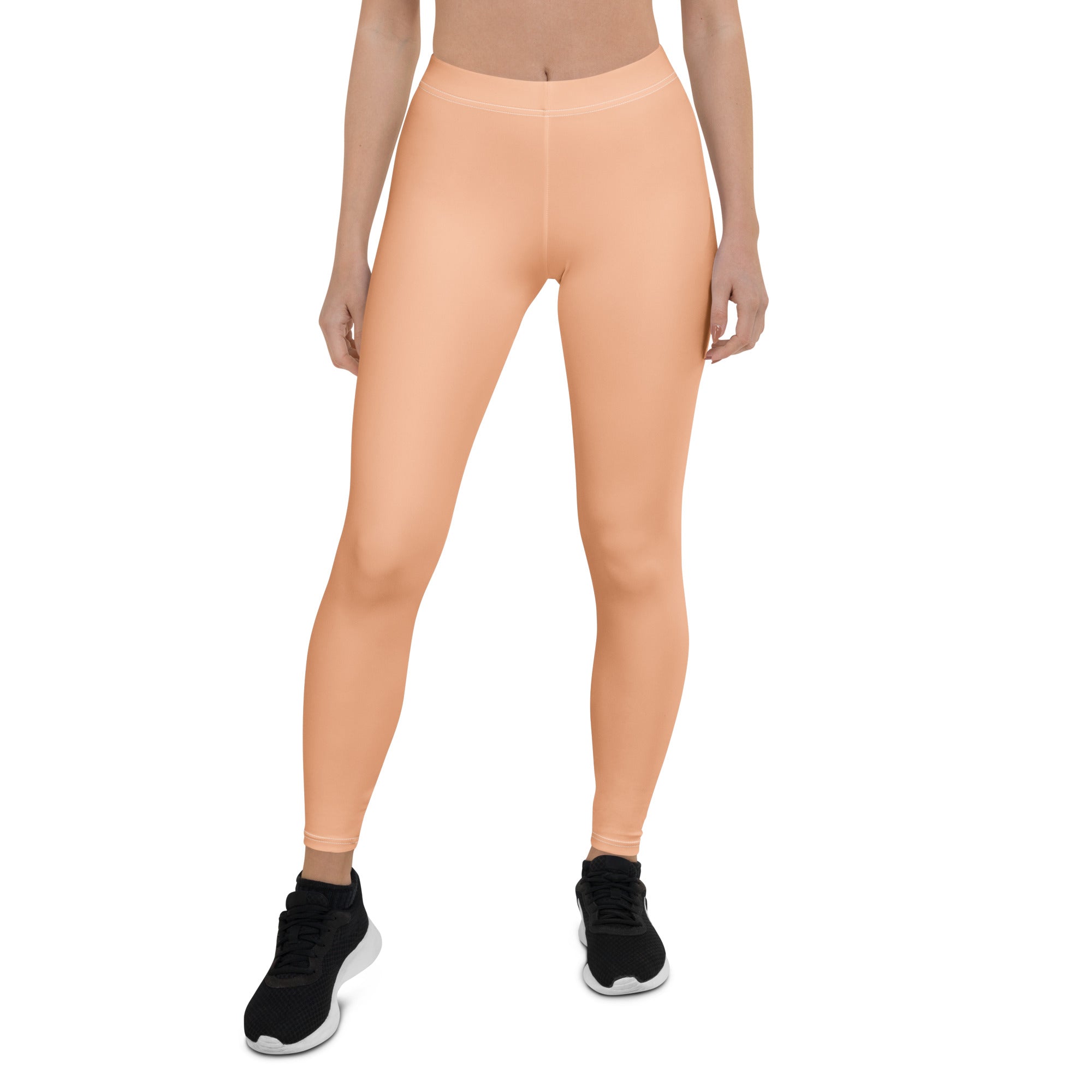 Solid Peach Fuzz Kids Leggings | GearBunch