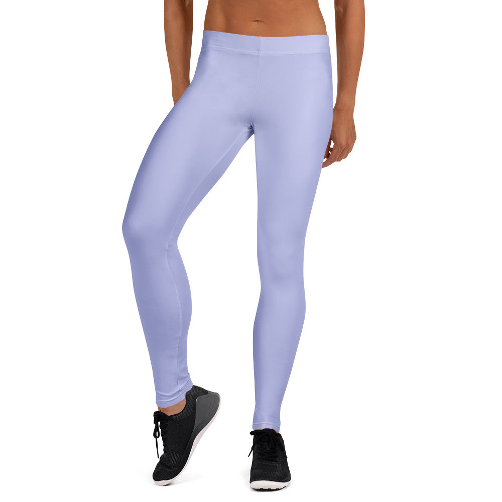 Solid Periwinkle Kids Leggings | GearBunch