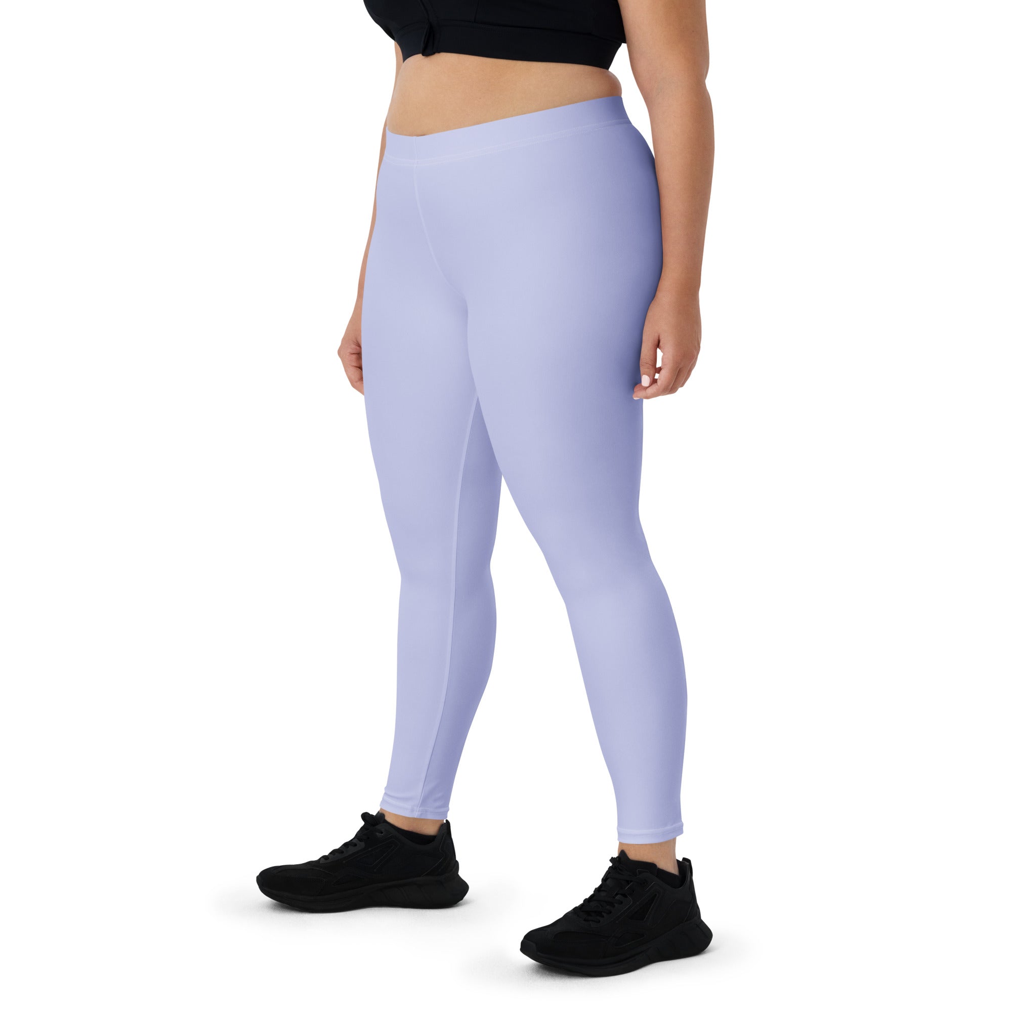 Solid Periwinkle Kids Leggings | GearBunch