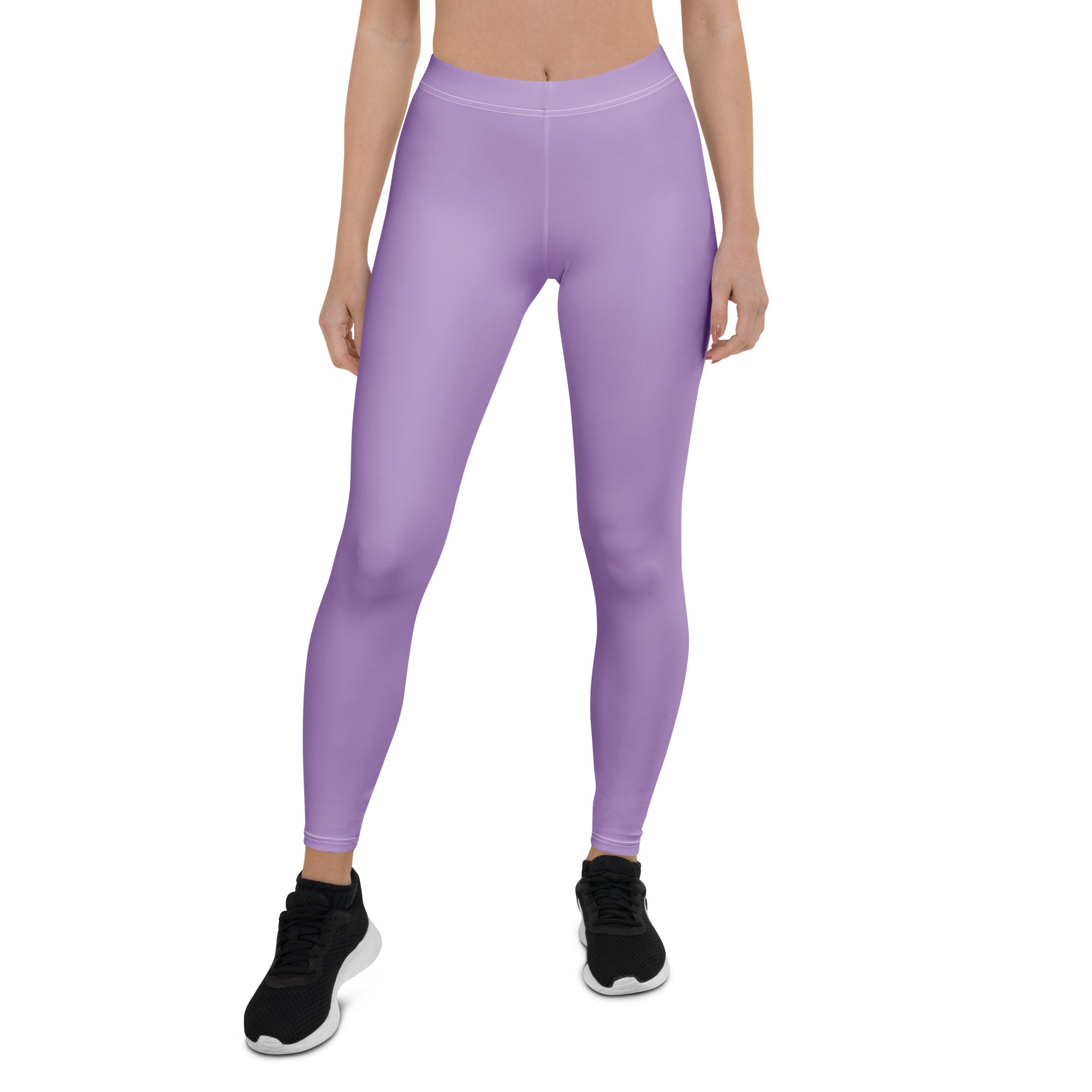 Solid Amethyst Orchid Kids Leggings | GearBunch
