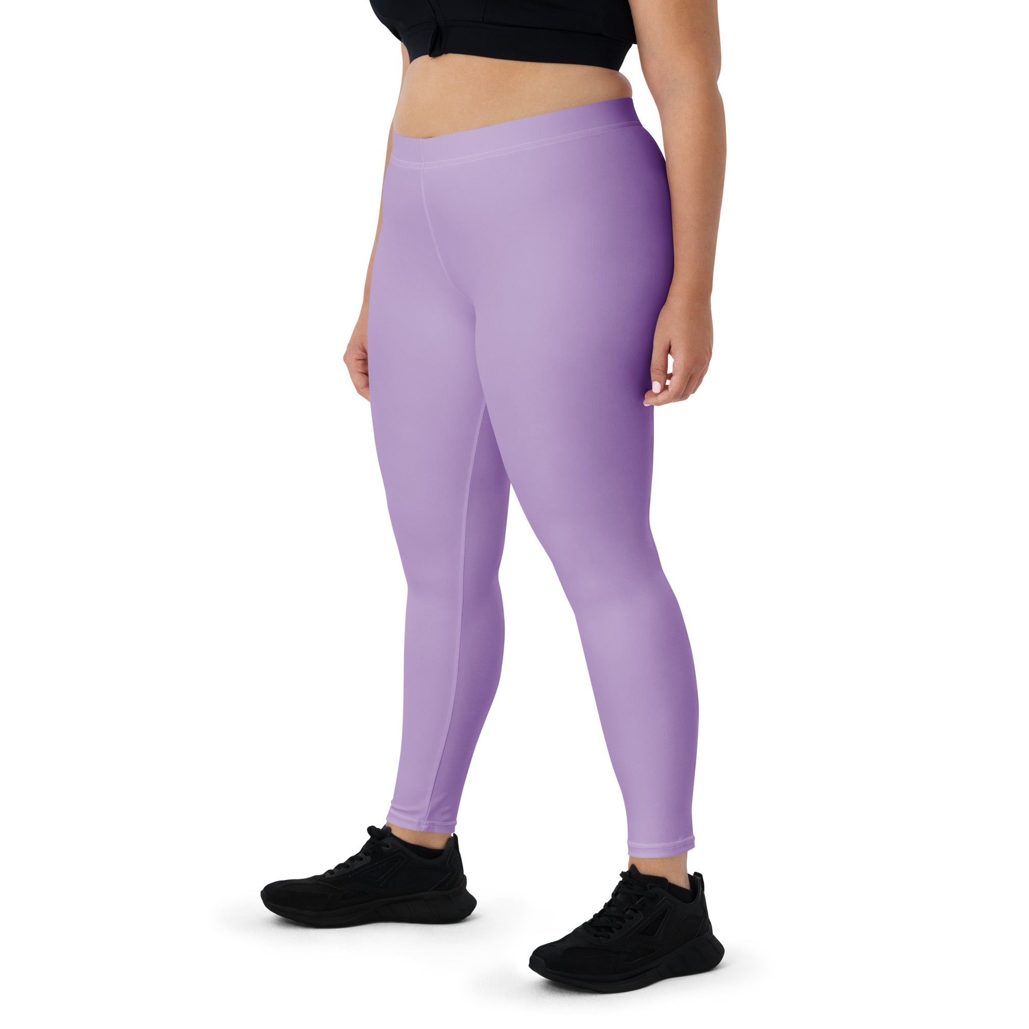 Solid Amethyst Orchid Kids Leggings | GearBunch