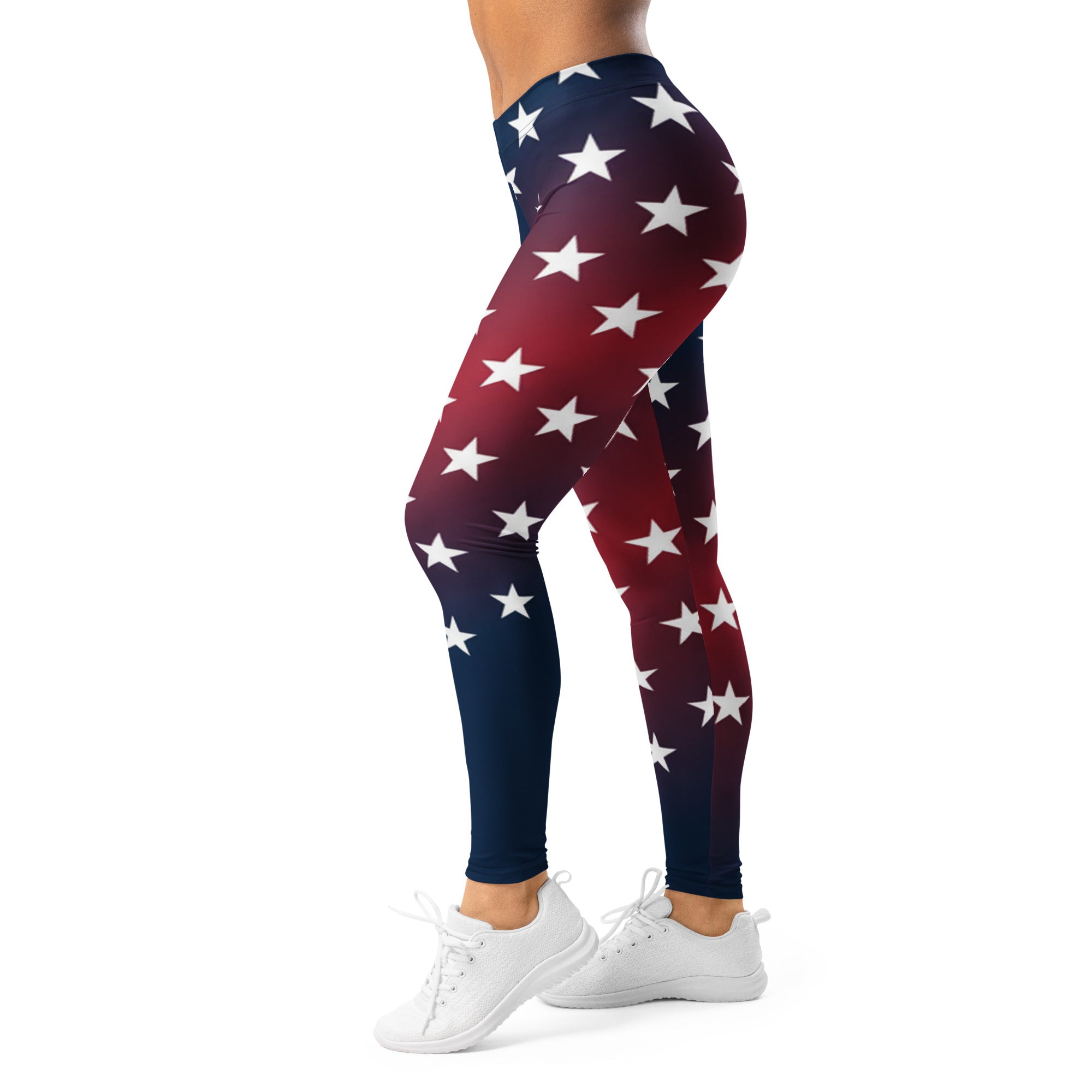 Women's American sunset leggings front view