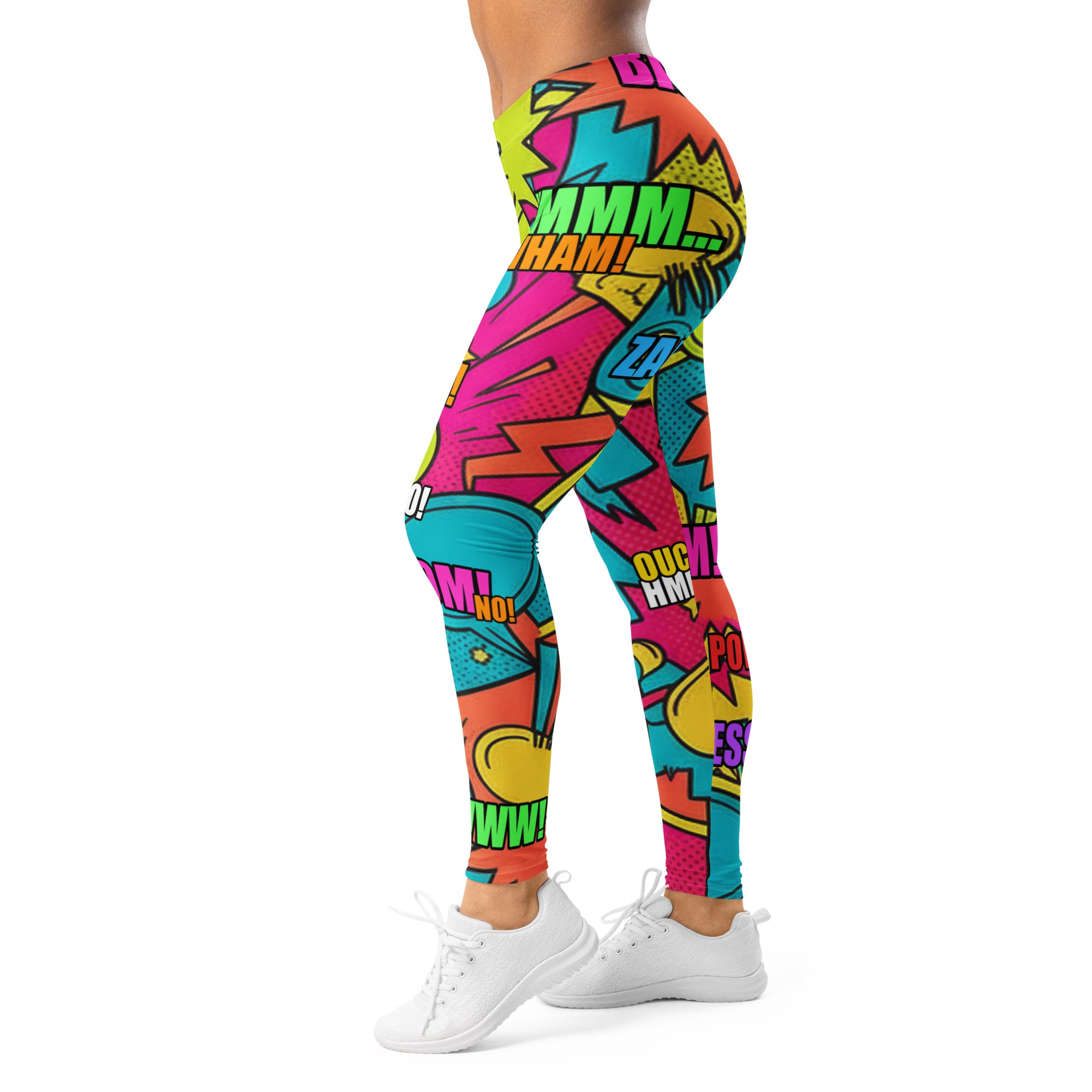 Comic Pop Tropical Leggings | GearBunch