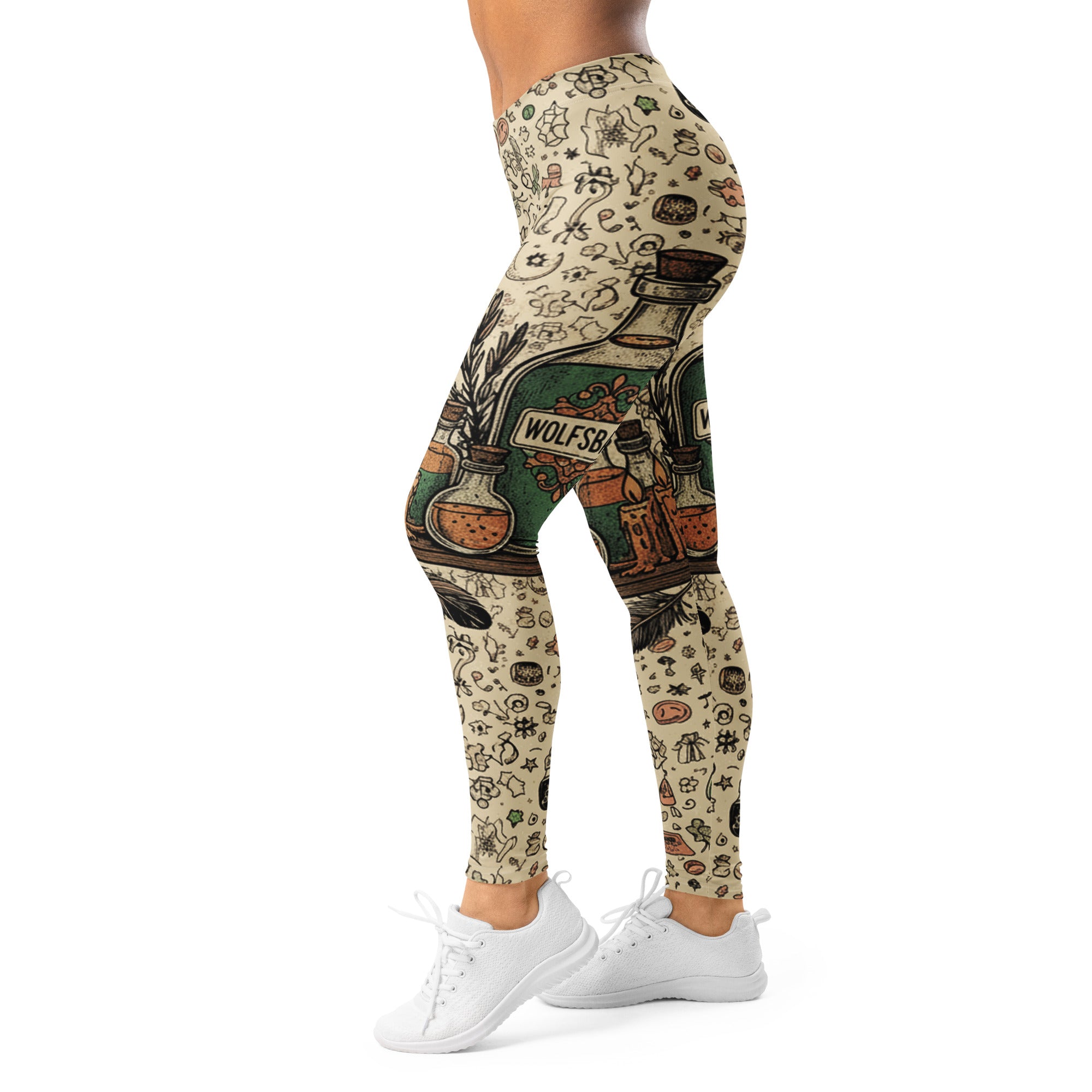 Witches Apothecary Bottles Leggings | GearBunch