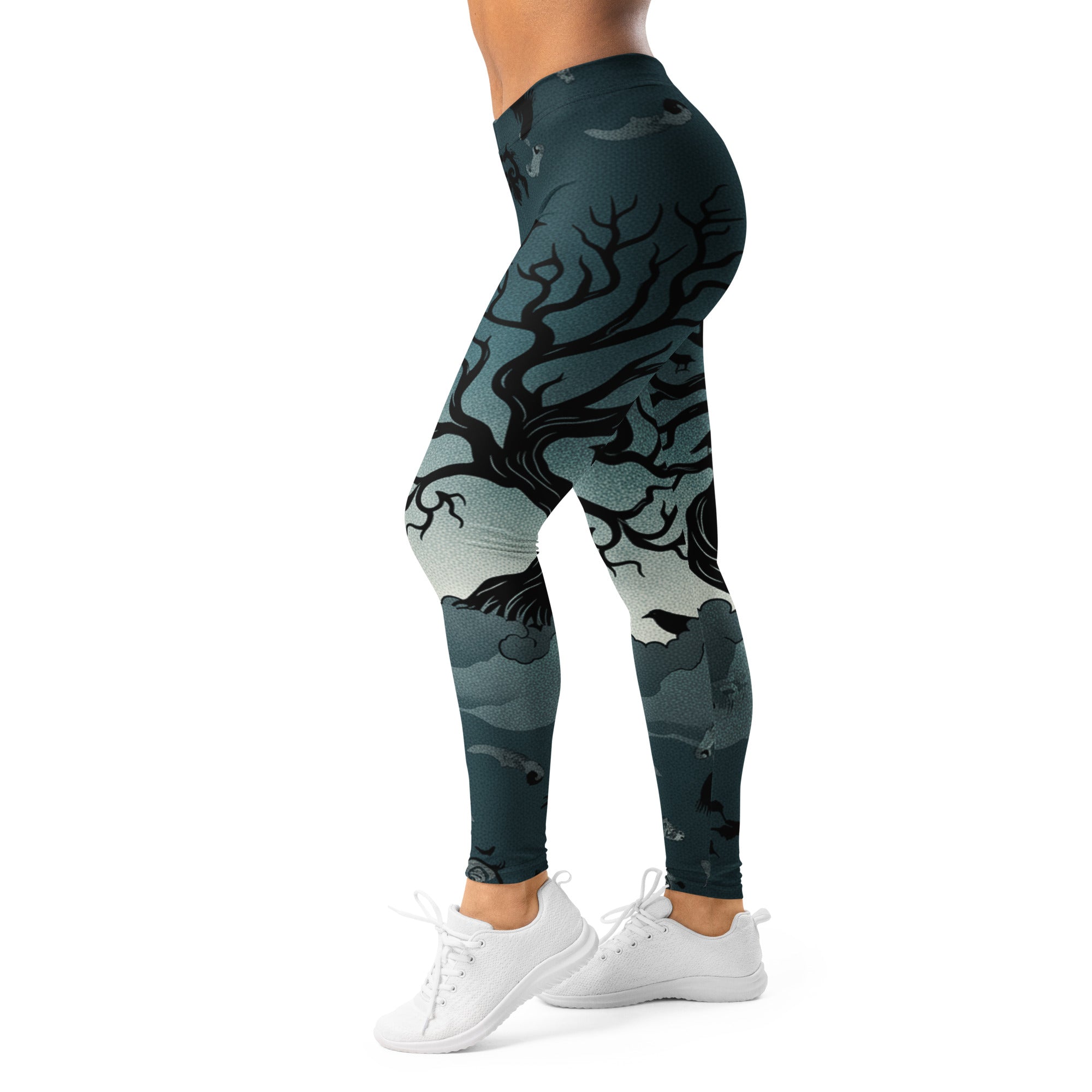 Haunted Forest Silhouette Leggings | GearBunch