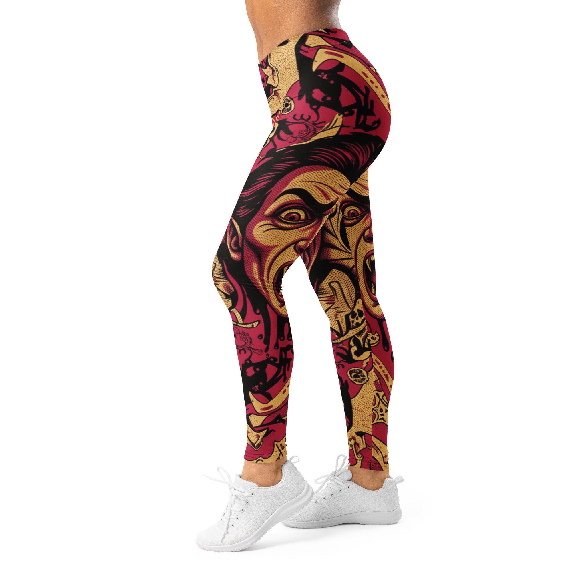 Hammer Horror Poster Collage Leggings | GearBunch