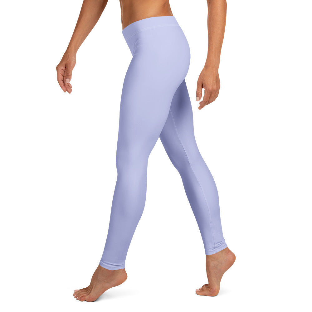 Solid Periwinkle Kids Leggings | GearBunch