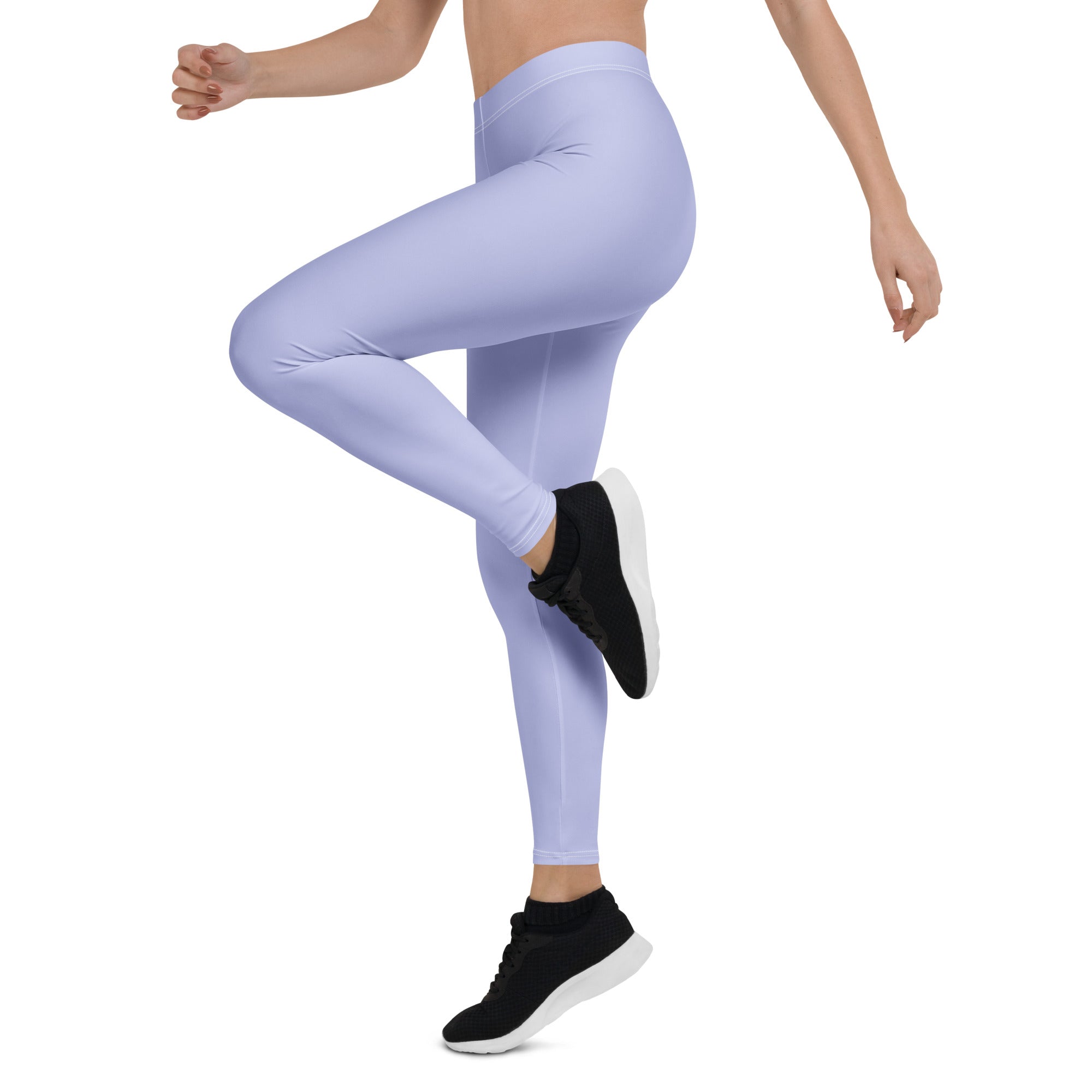 Solid Periwinkle Kids Leggings | GearBunch