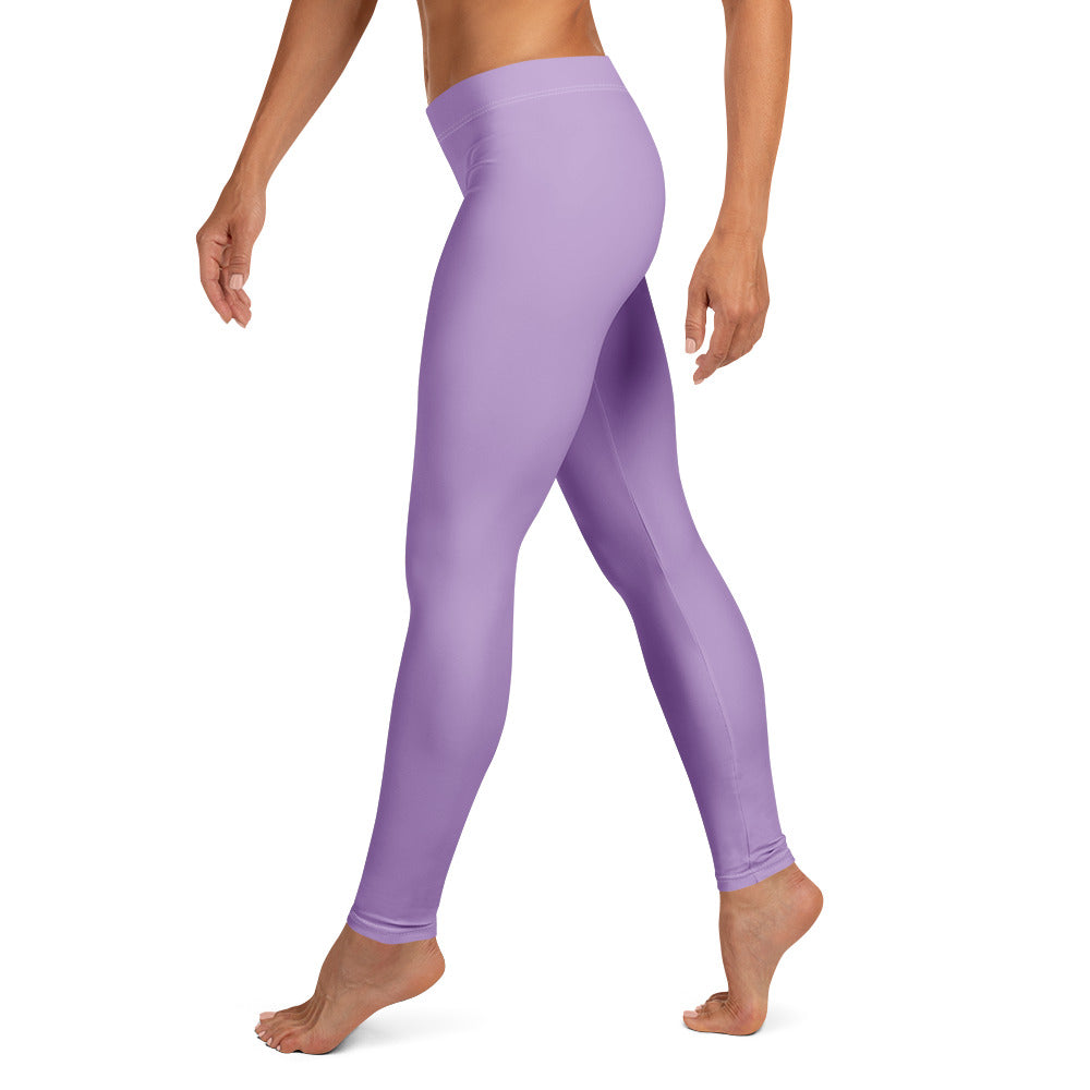 Solid Amethyst Orchid Kids Leggings | GearBunch