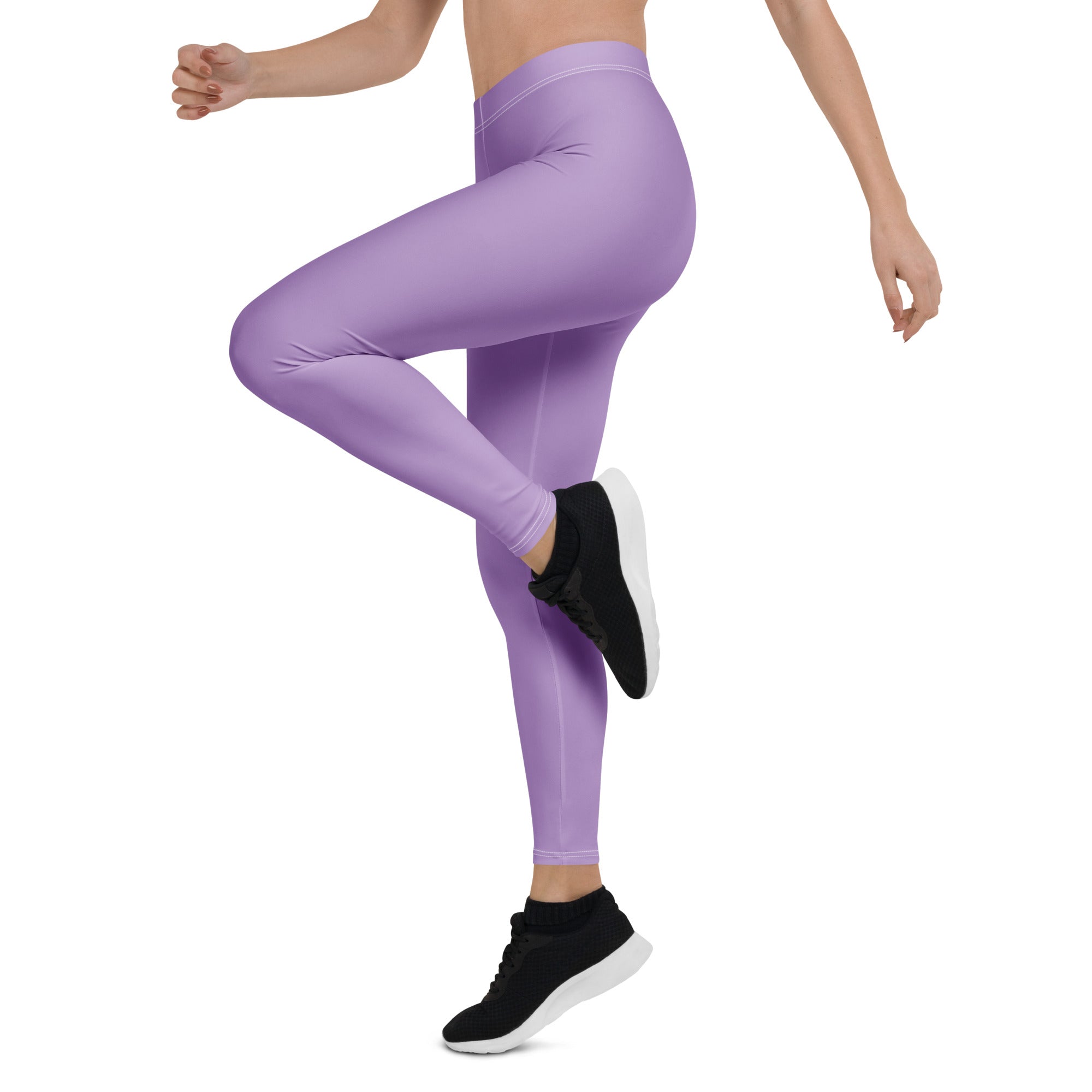 Solid Amethyst Orchid Kids Leggings | GearBunch