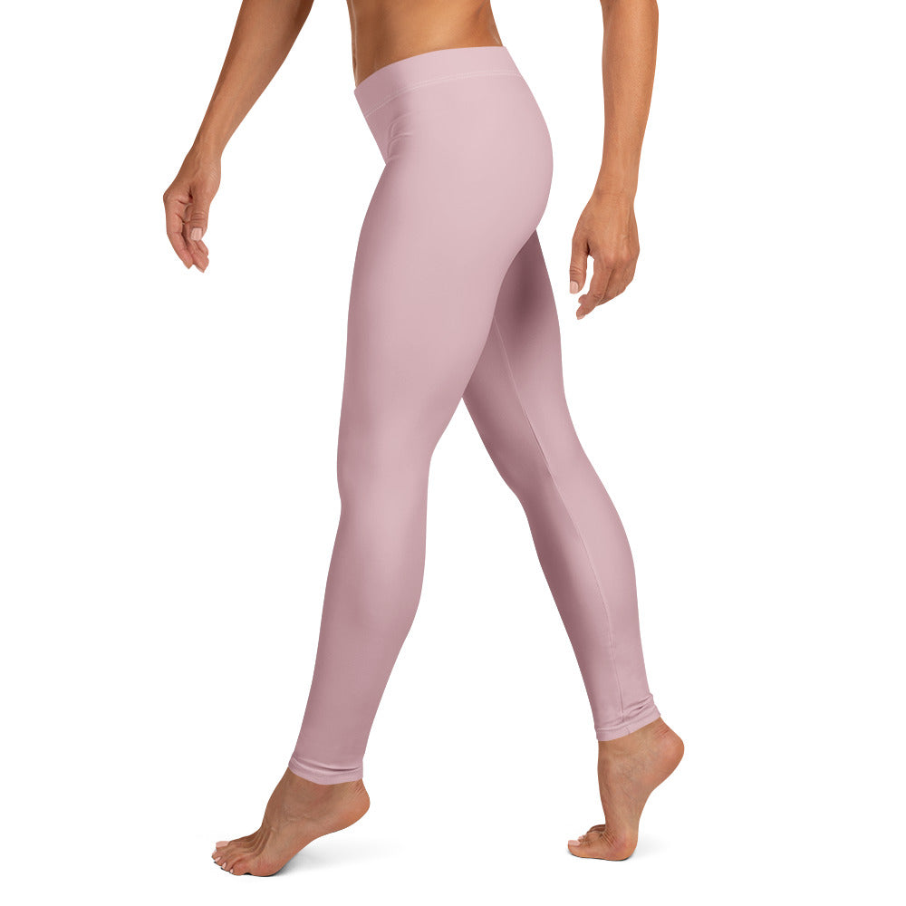 Solid Dusty Rose Kids Leggings | GearBunch