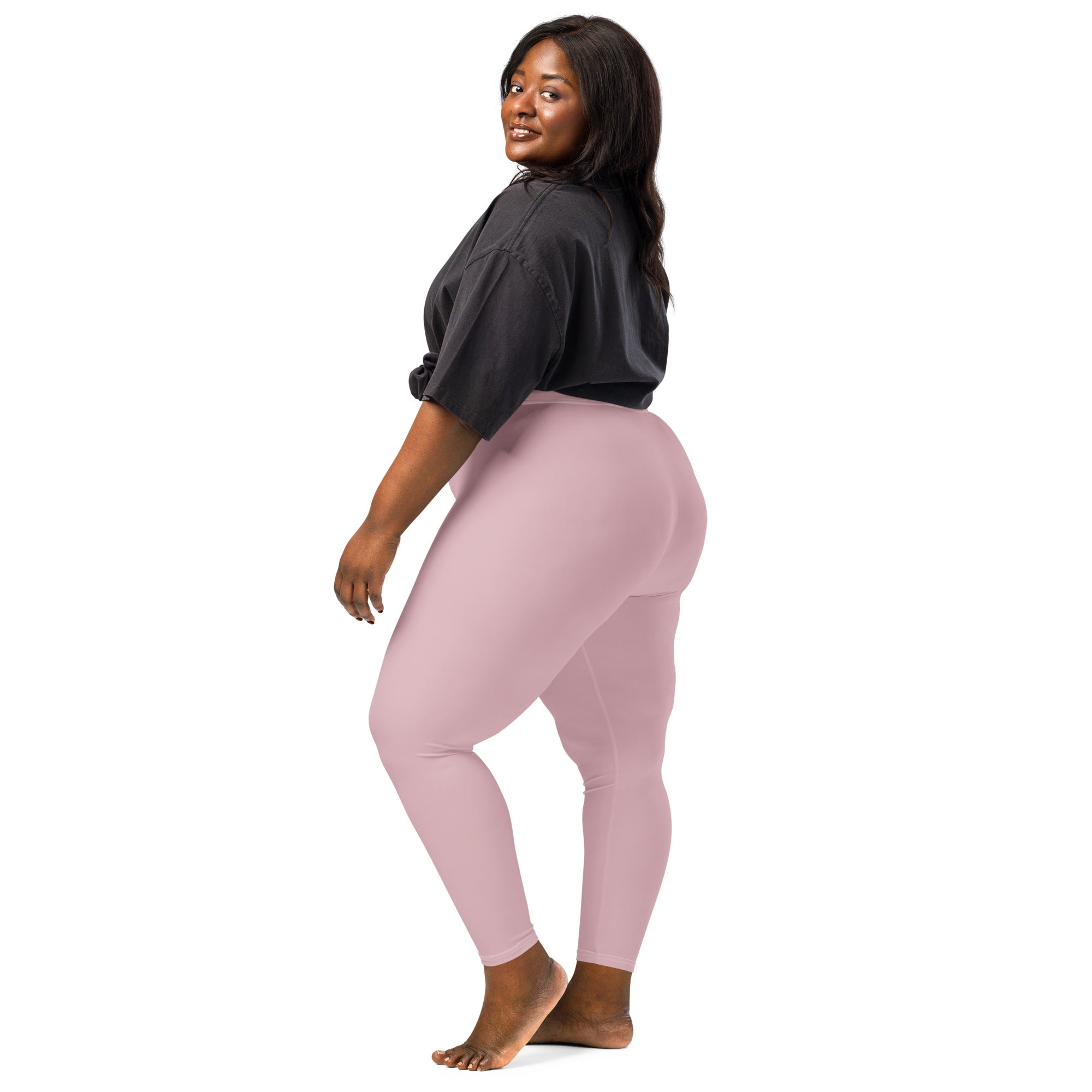 Solid Dusty Rose Kids Leggings | GearBunch