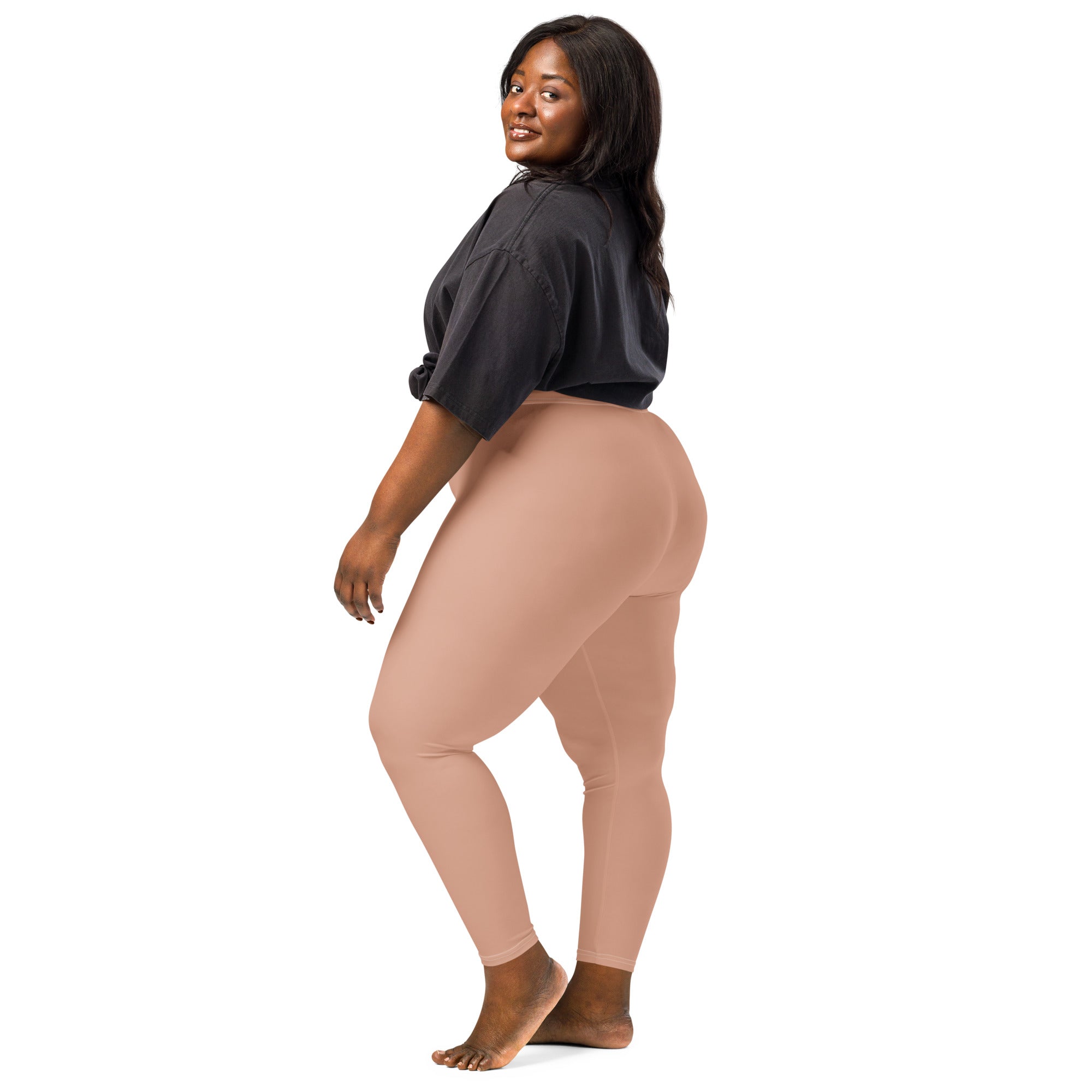 Solid Soft Terracotta Kids Leggings | GearBunch