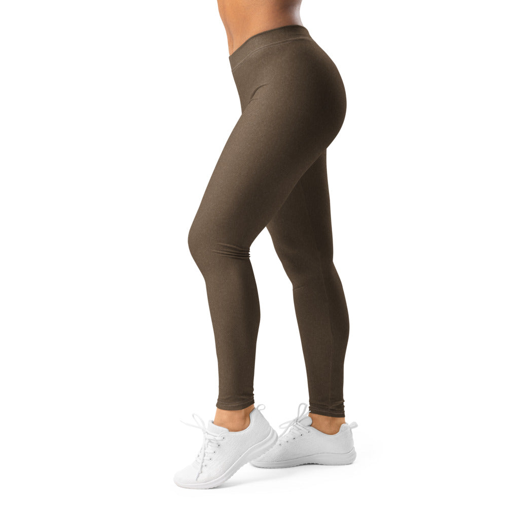 Solid leggings left view | GearBunch