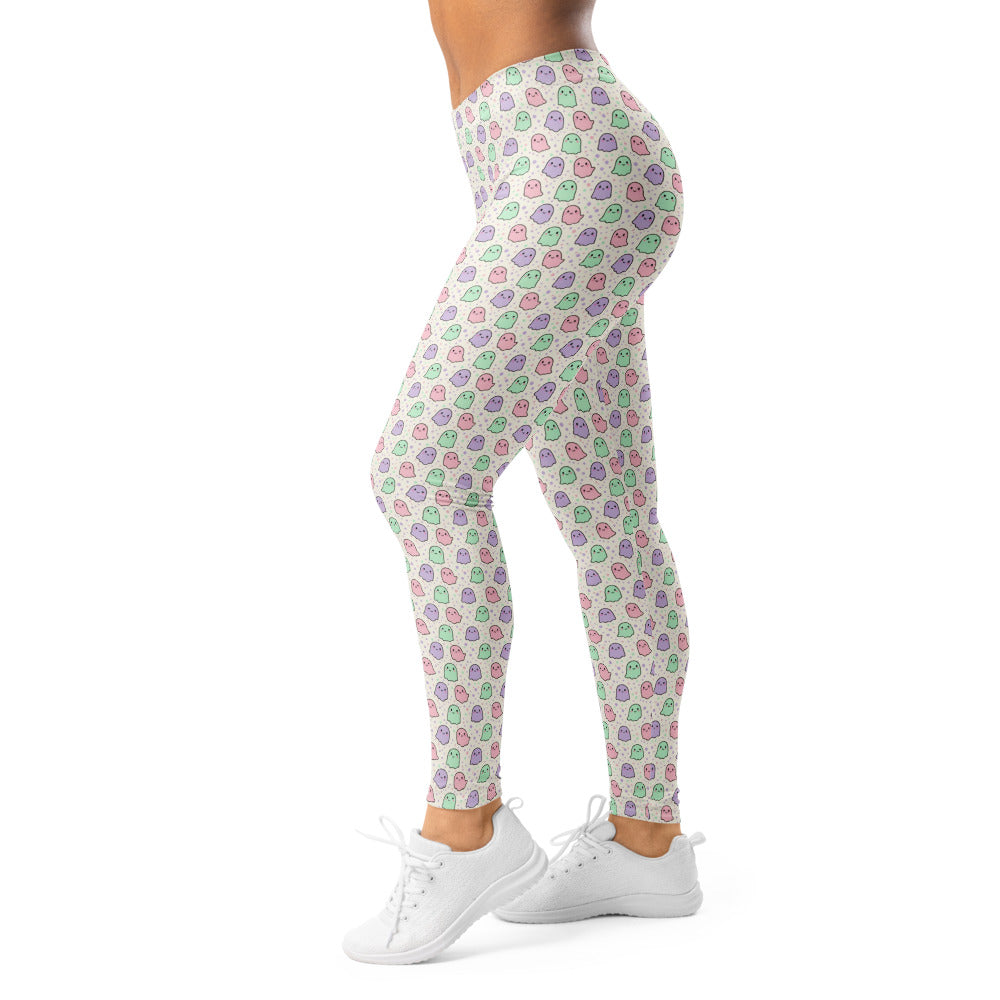 Solid leggings left view | GearBunch