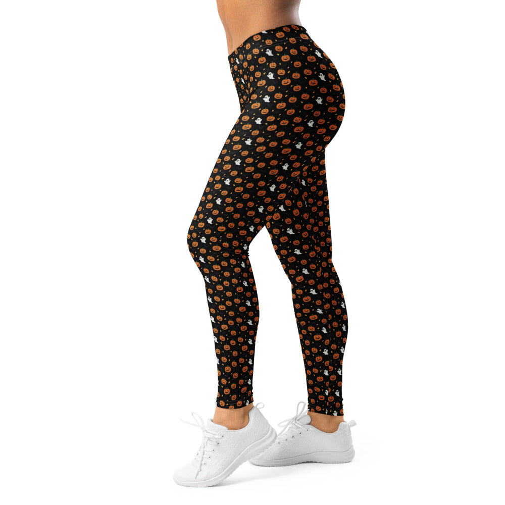Solid leggings left view | GearBunch