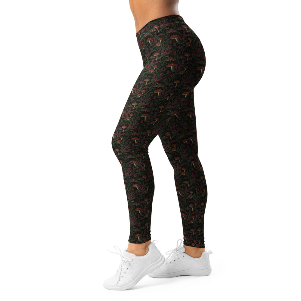 Solid leggings left view | GearBunch