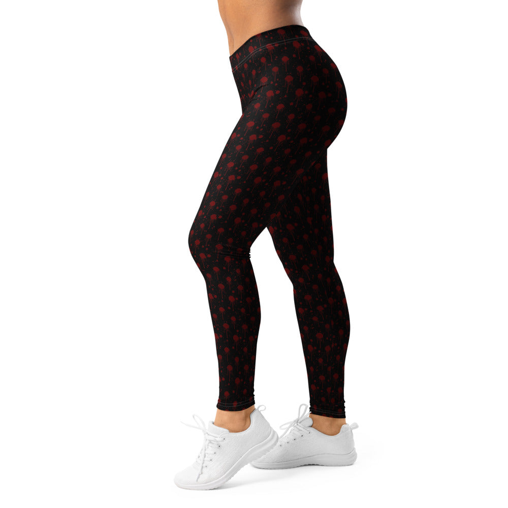 Solid leggings left view | GearBunch