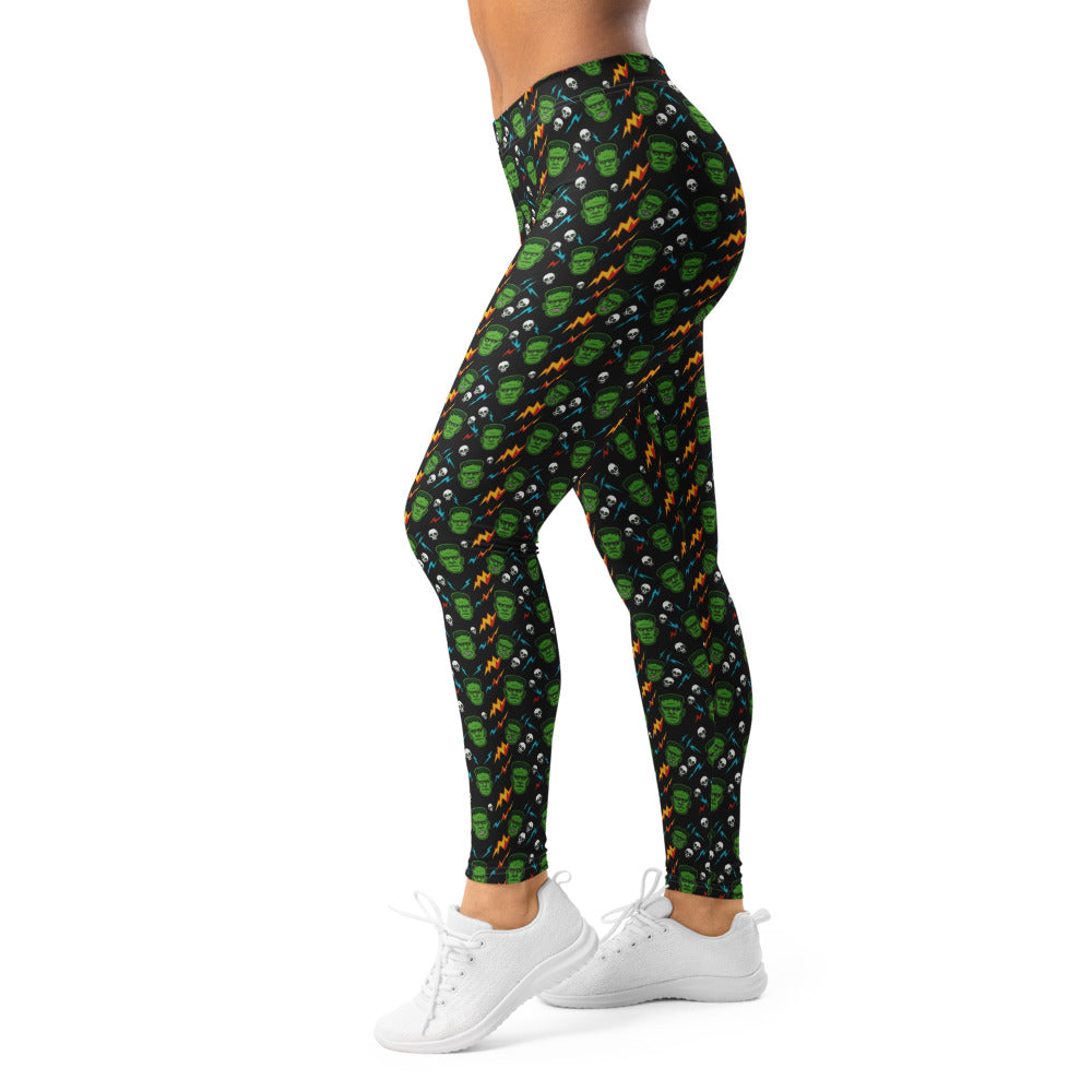 Solid leggings left view | GearBunch