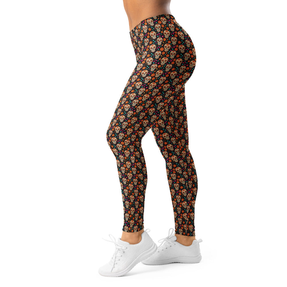 Solid leggings left view | GearBunch