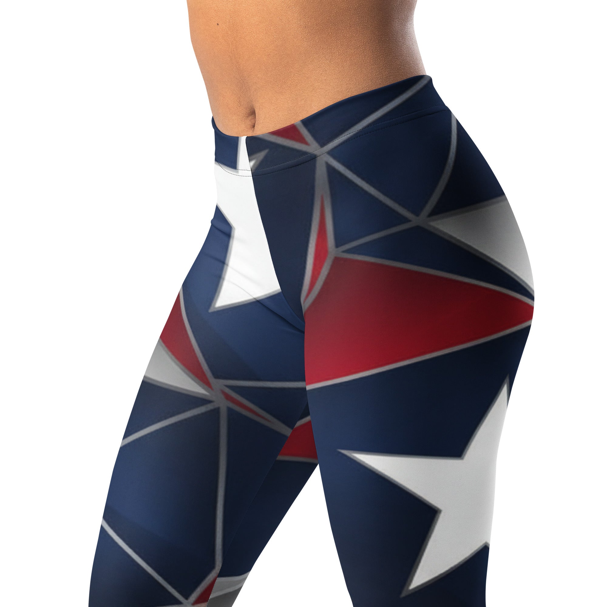 Geometric Flag Prism Leggings | GearBunch