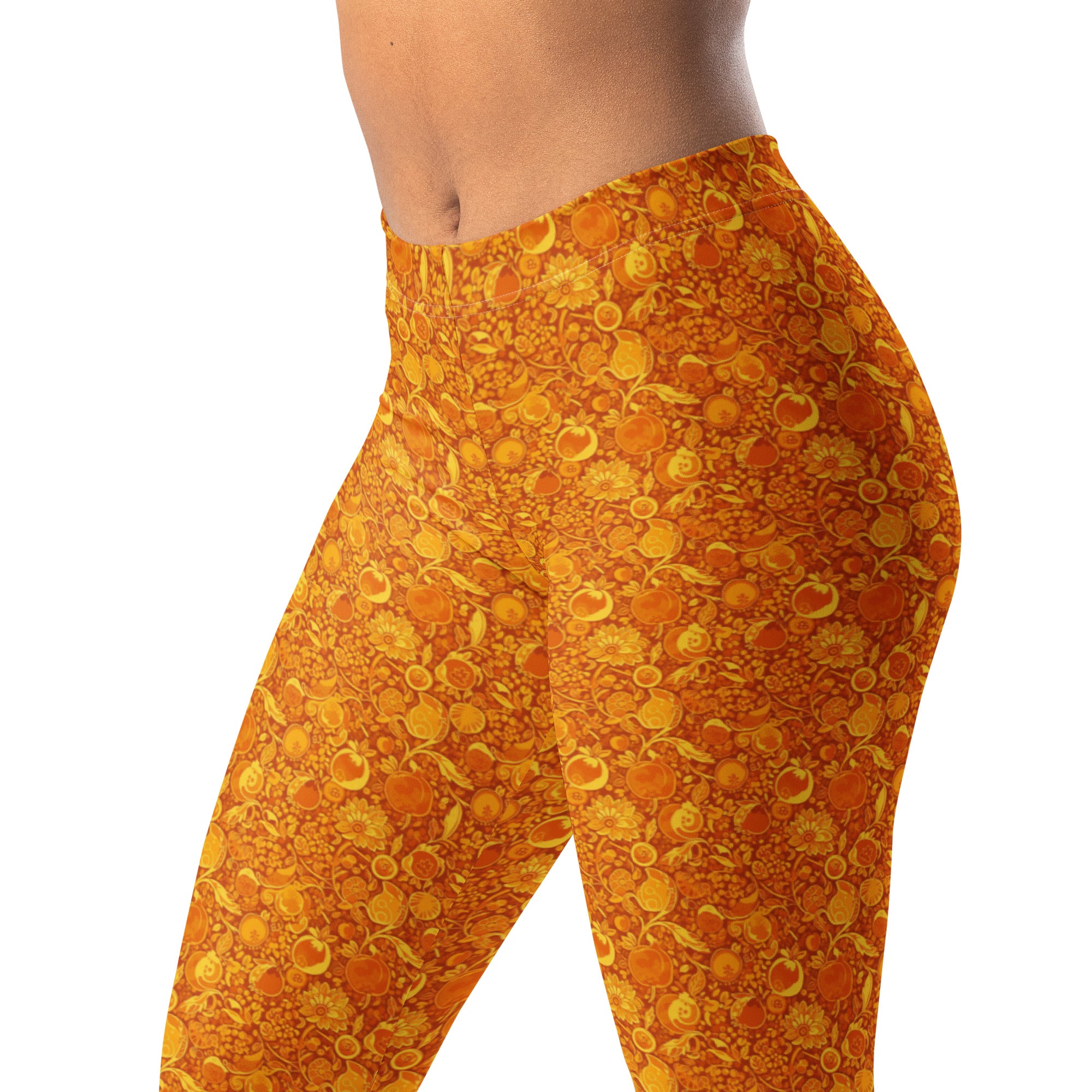 Fruit Market Still Life Leggings | GearBunch
