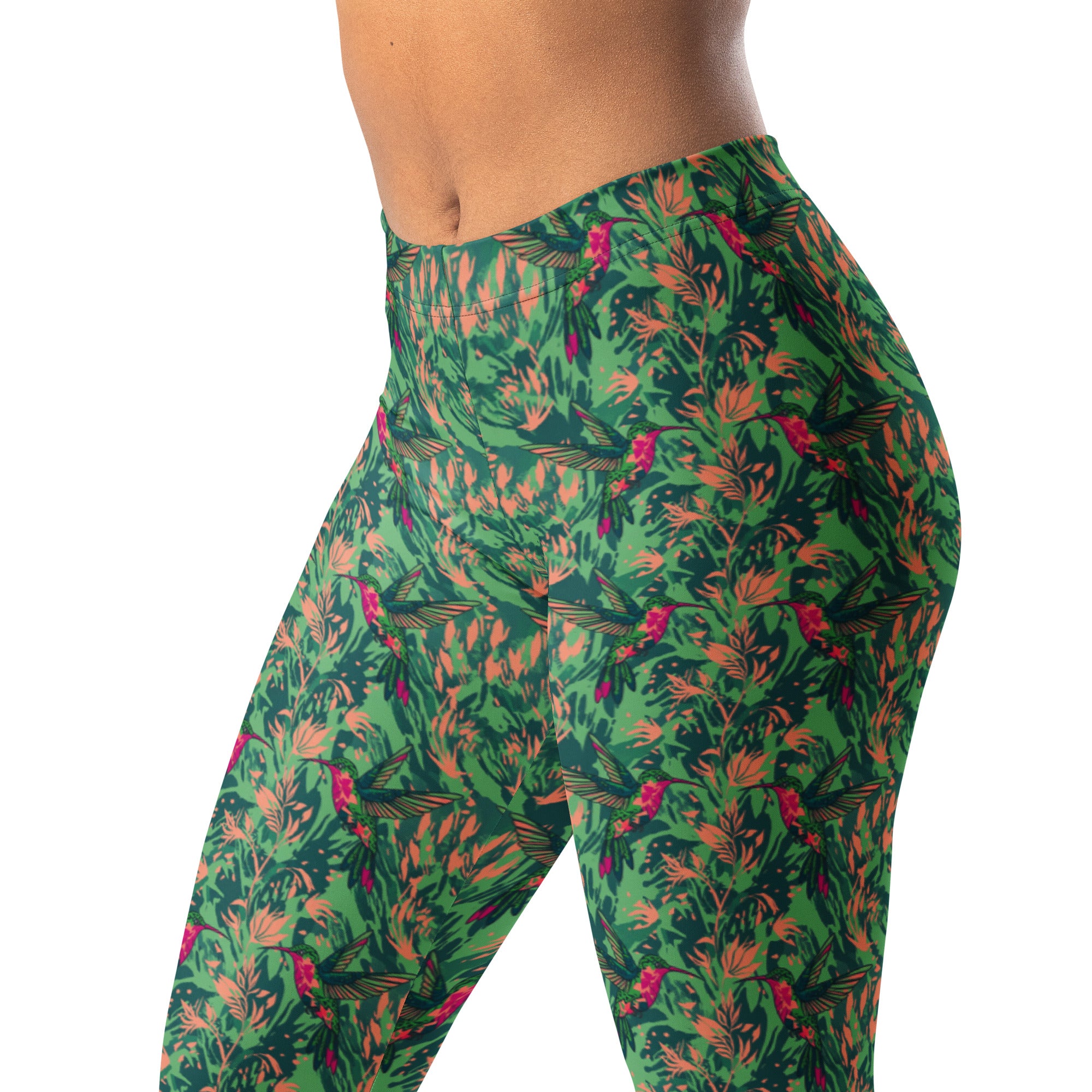 Ruby-throated Hummingbird Leggings | GearBunch