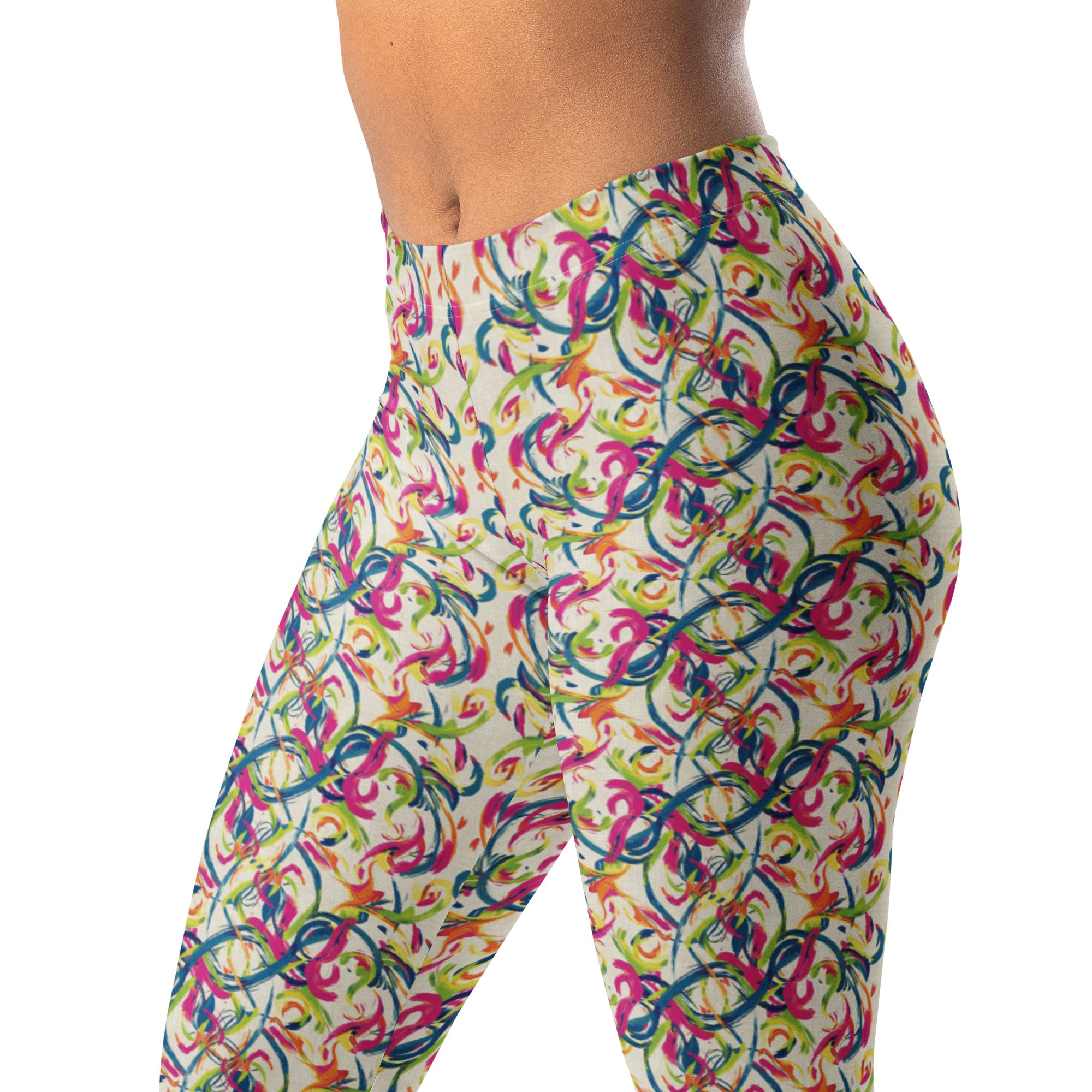 Ciao Bella Script Leggings | GearBunch