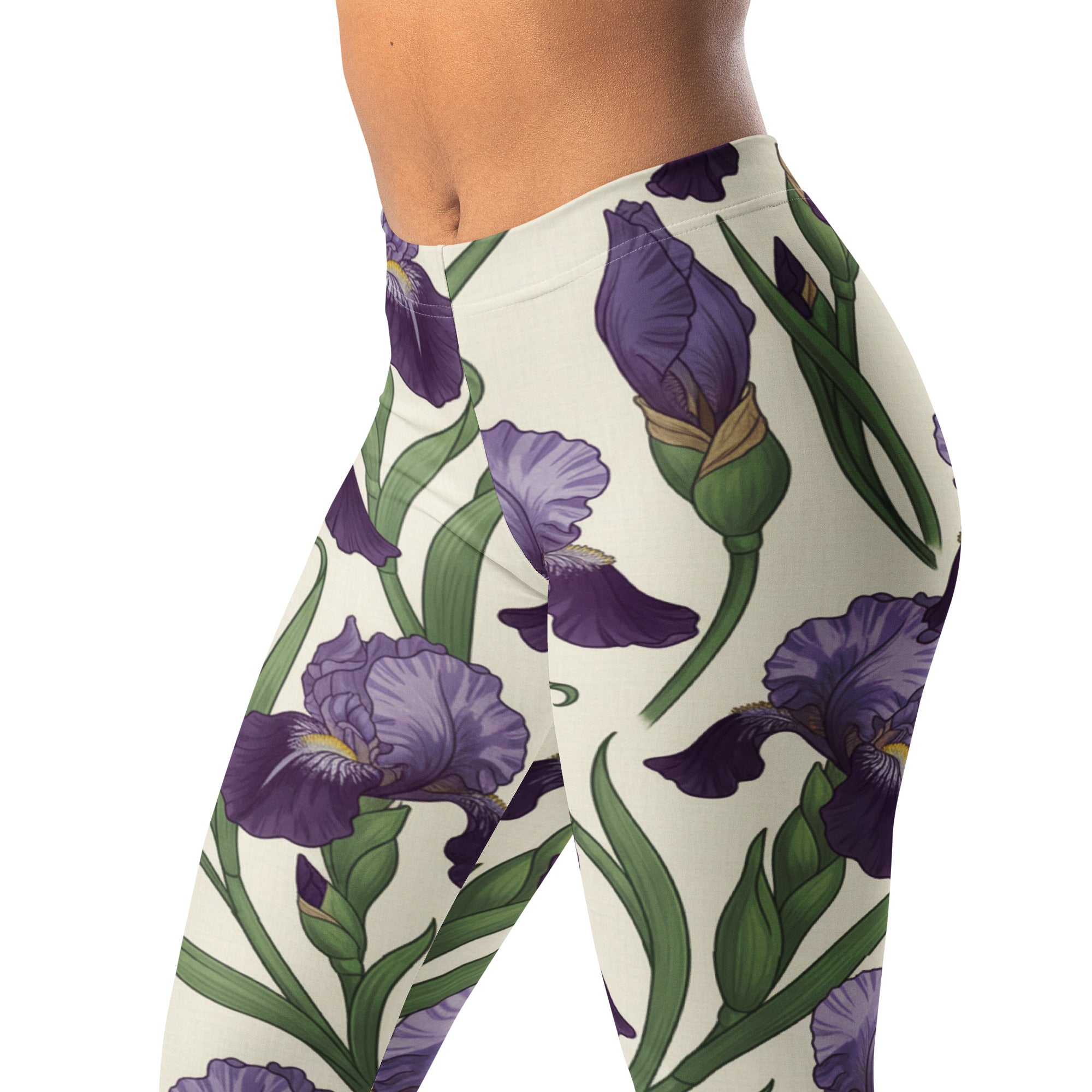 Art Nouveau Iris Leggings | GearBunch