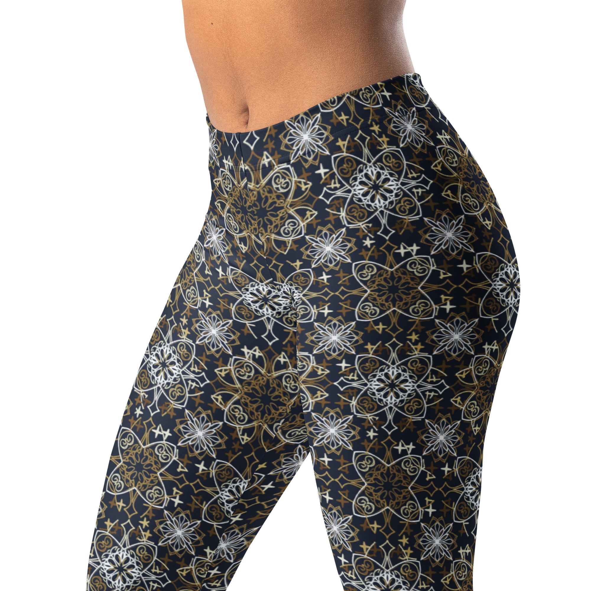 Cross Mandala Leggings | GearBunch