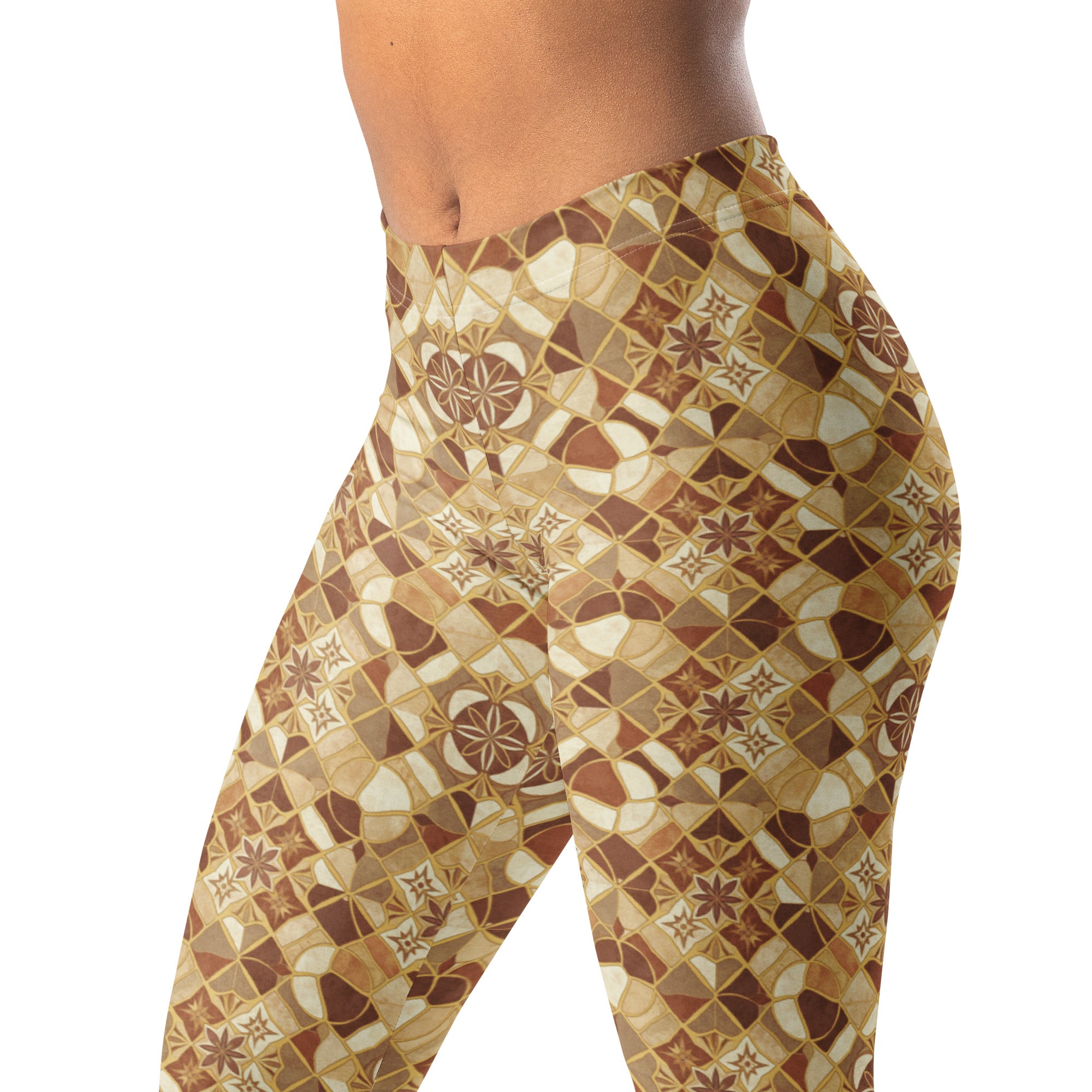Jerusalem Stone Mosaic Leggings | GearBunch
