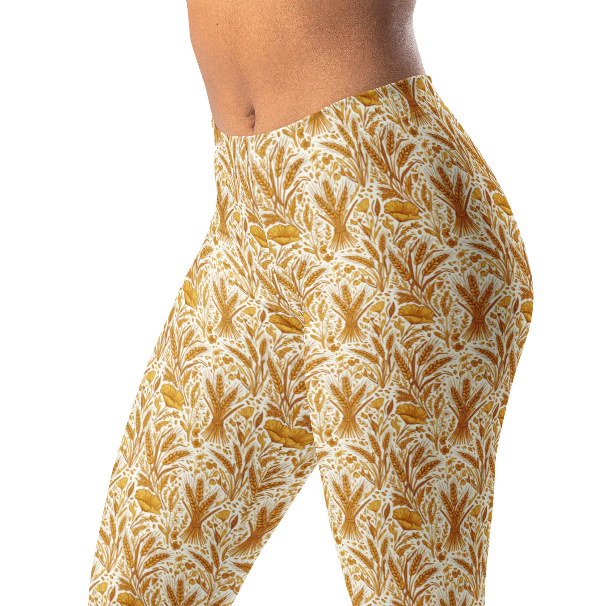 Wheat Field Harvest Leggings | GearBunch