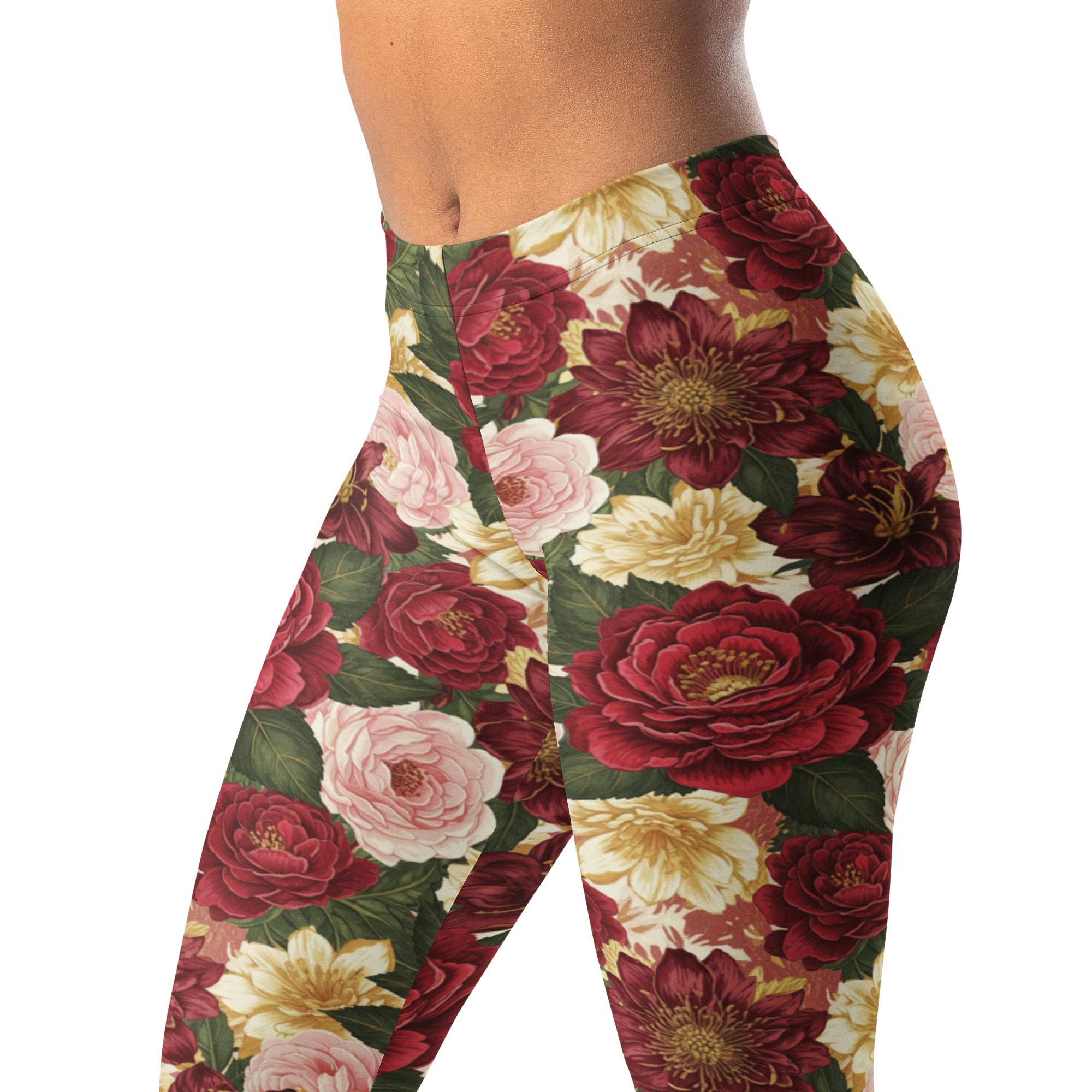 Proverbs 31 Floral Leggings | GearBunch