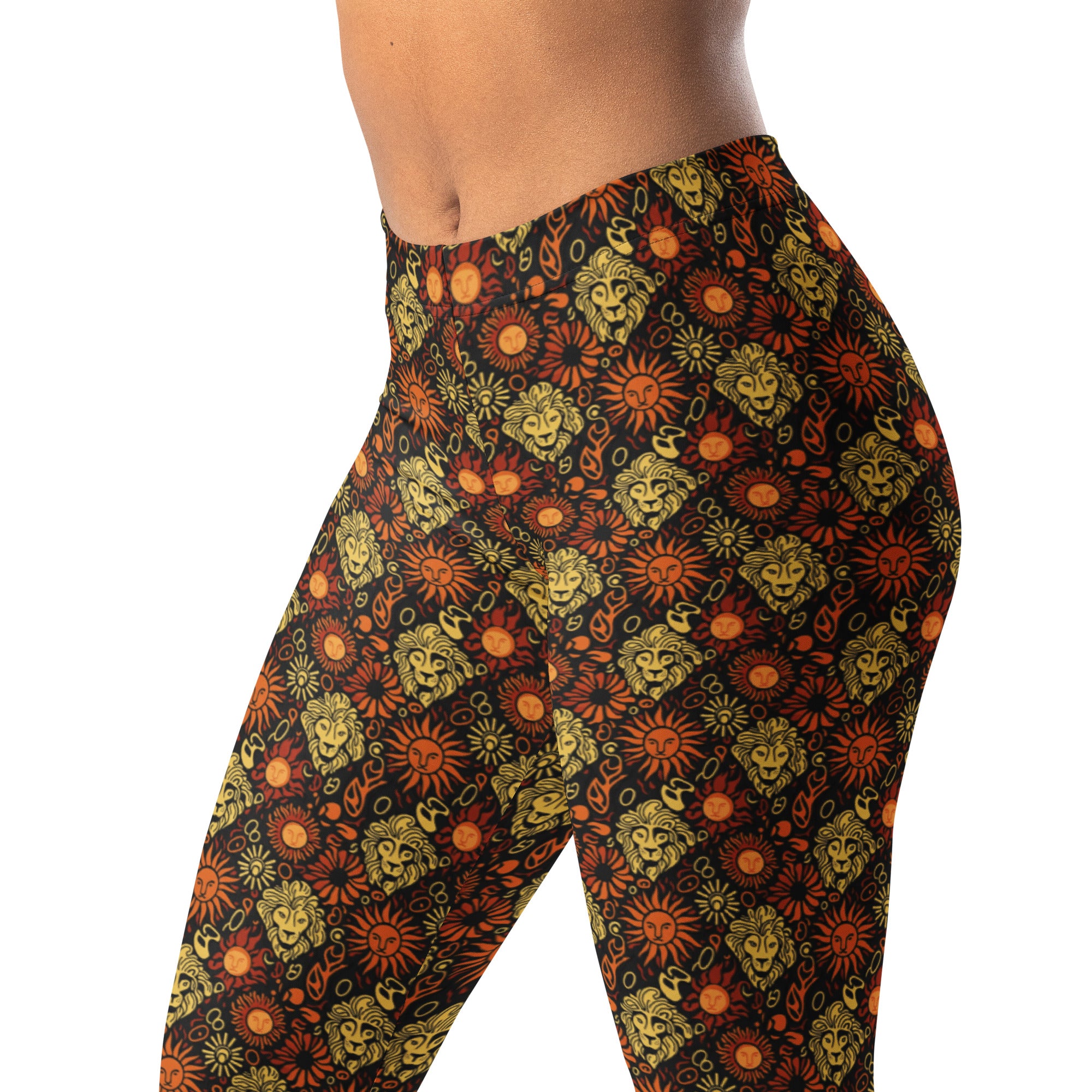 Leo Sun Mane Leggings | GearBunch