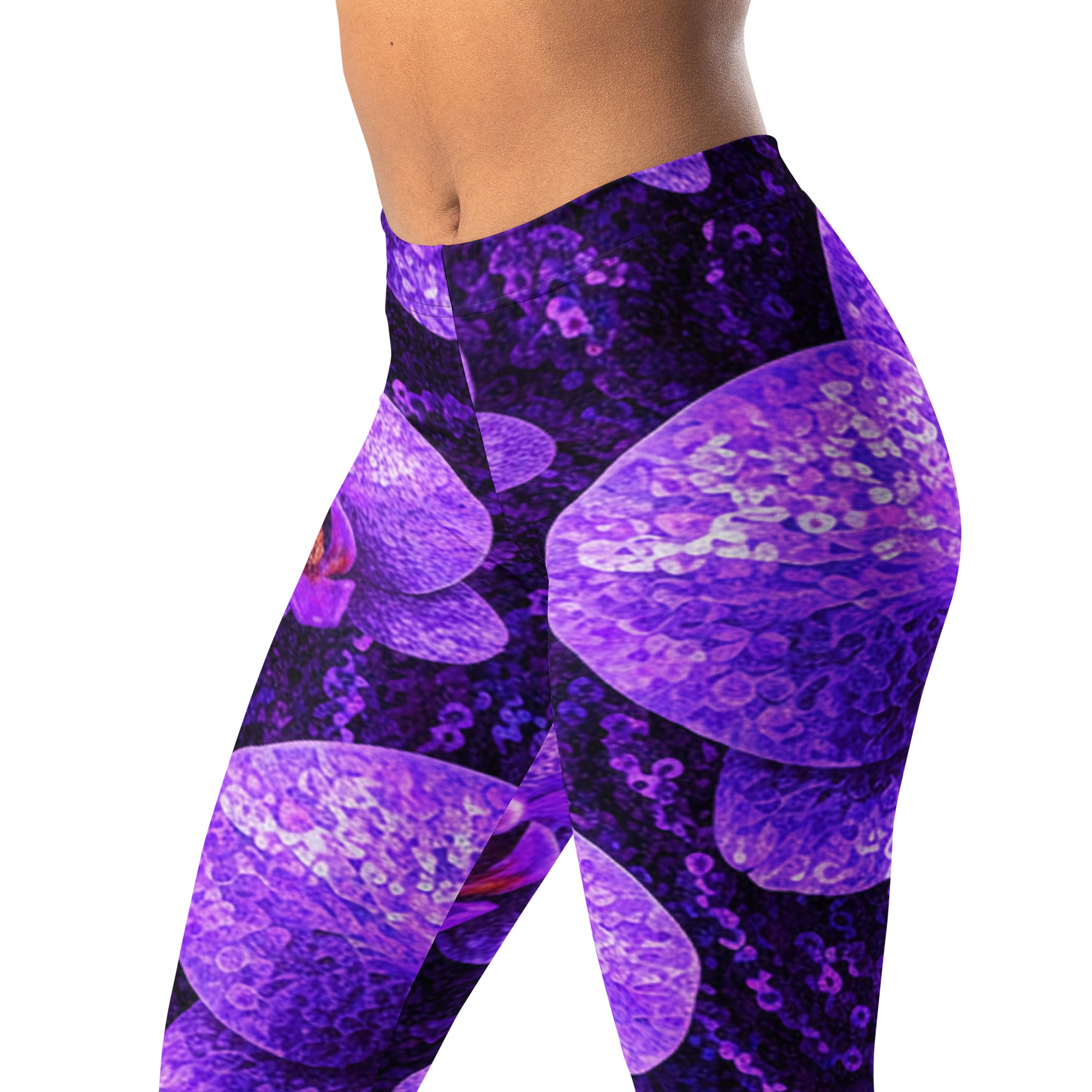 Purple Orchid Paillette Leggings | GearBunch