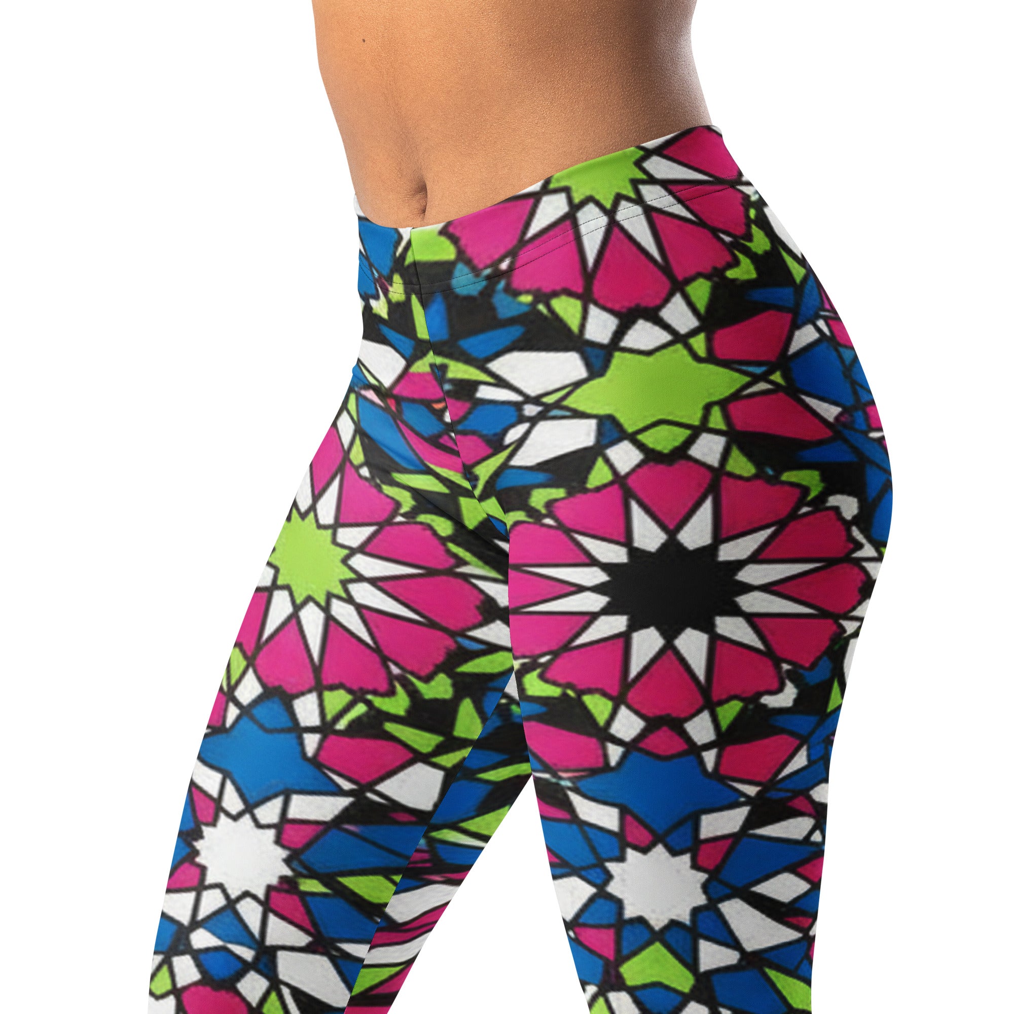Zellige Electric Neon Leggings | GearBunch