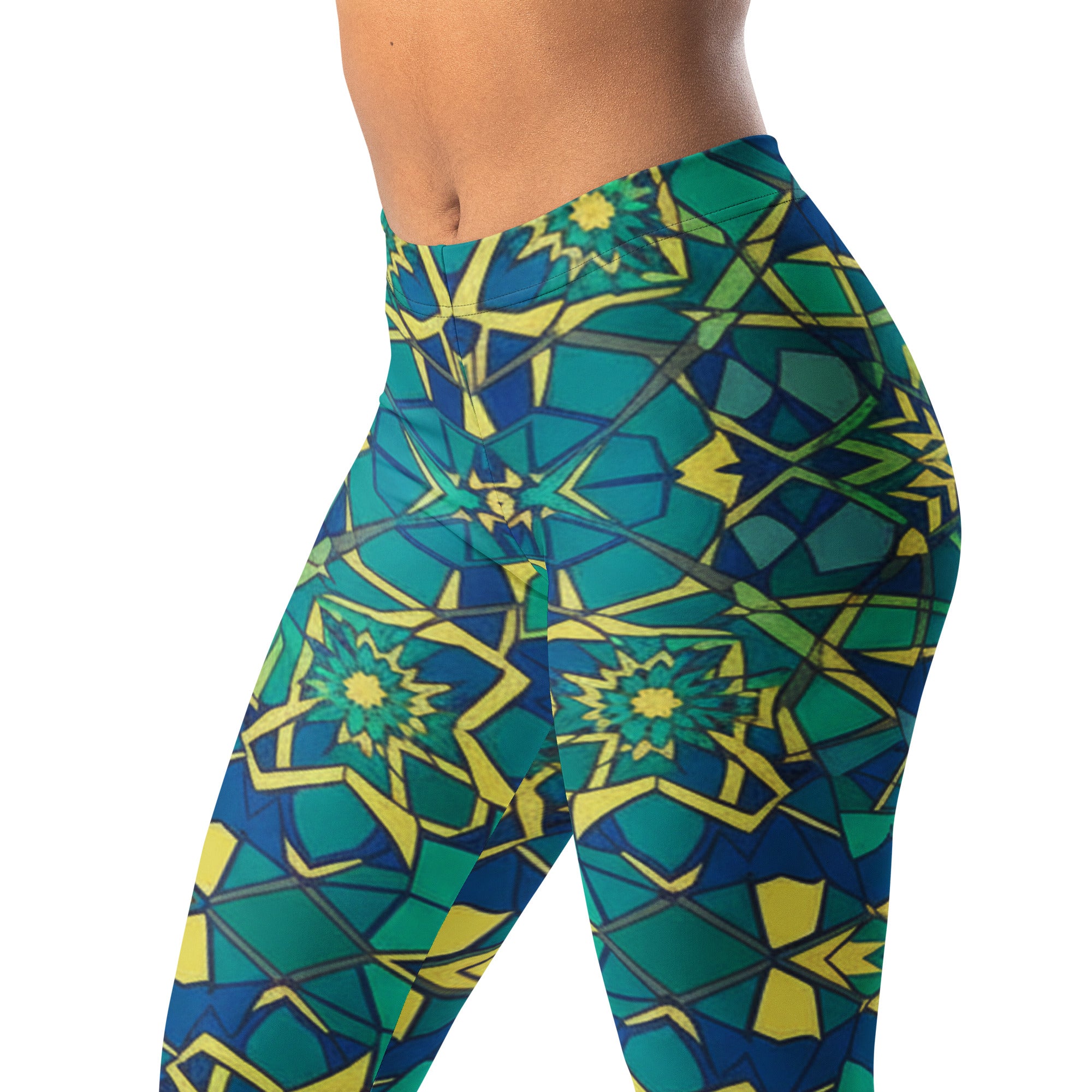 Zellige Peacock Leggings | GearBunch
