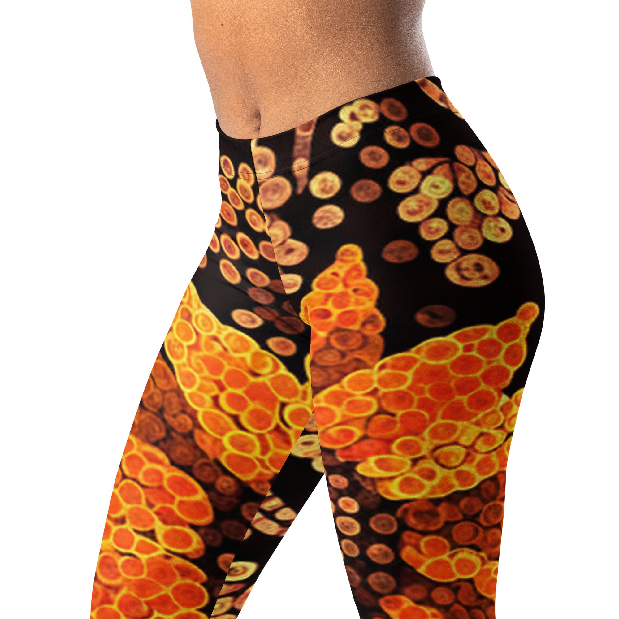 Copper Wildflower Leggings | GearBunch
