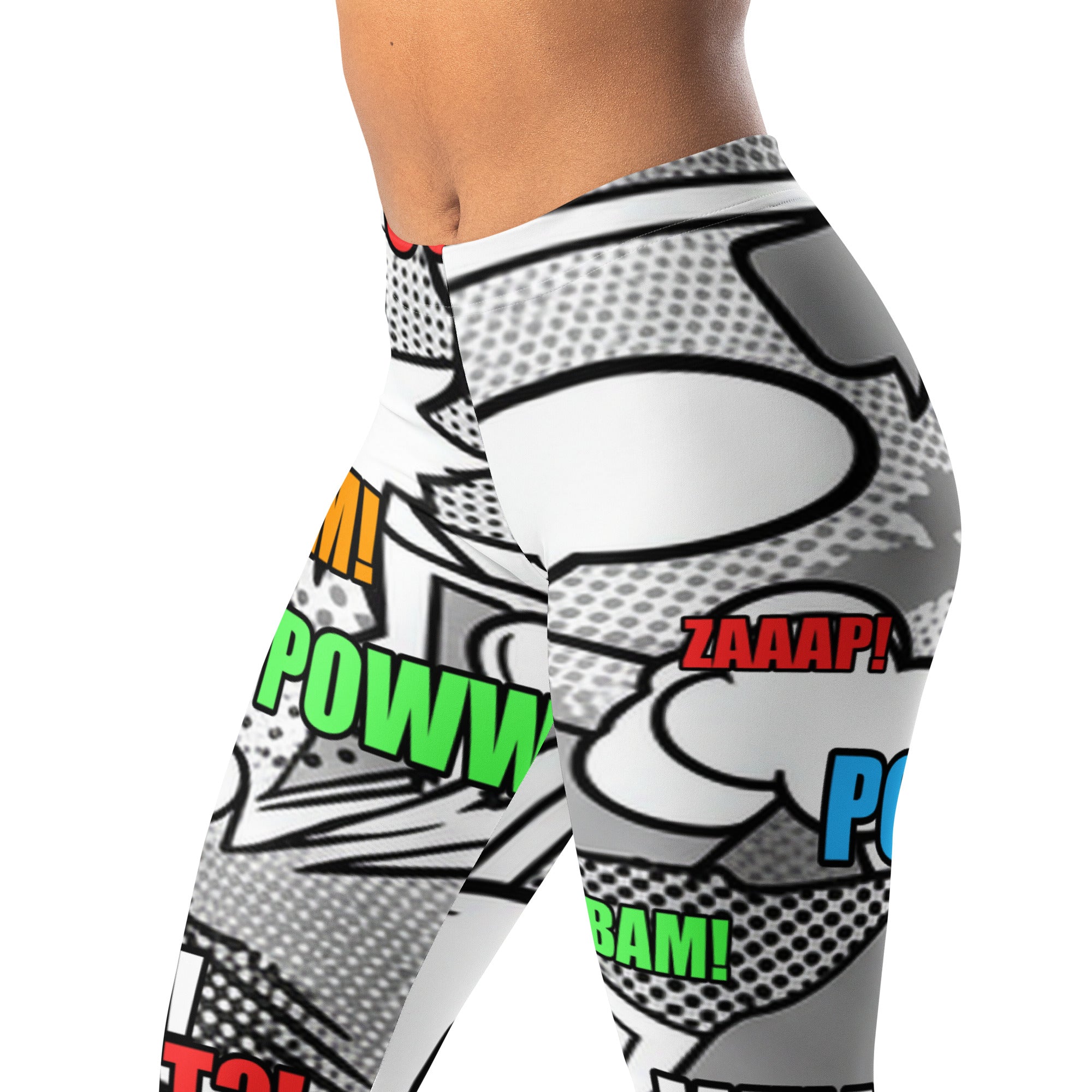 Comic Pop Monochrome Leggings | GearBunch