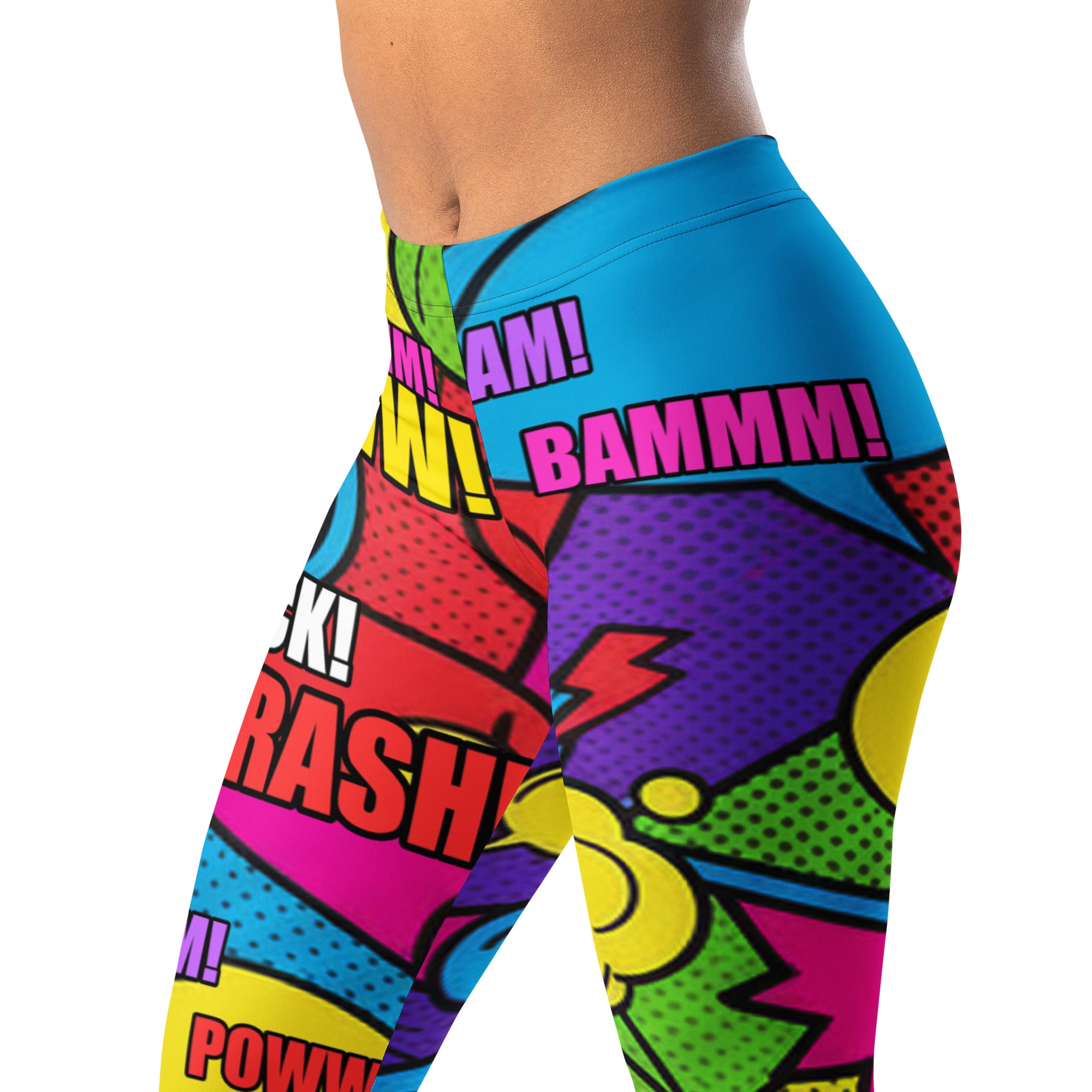 Comic Strip Retro Sunday Leggings | GearBunch