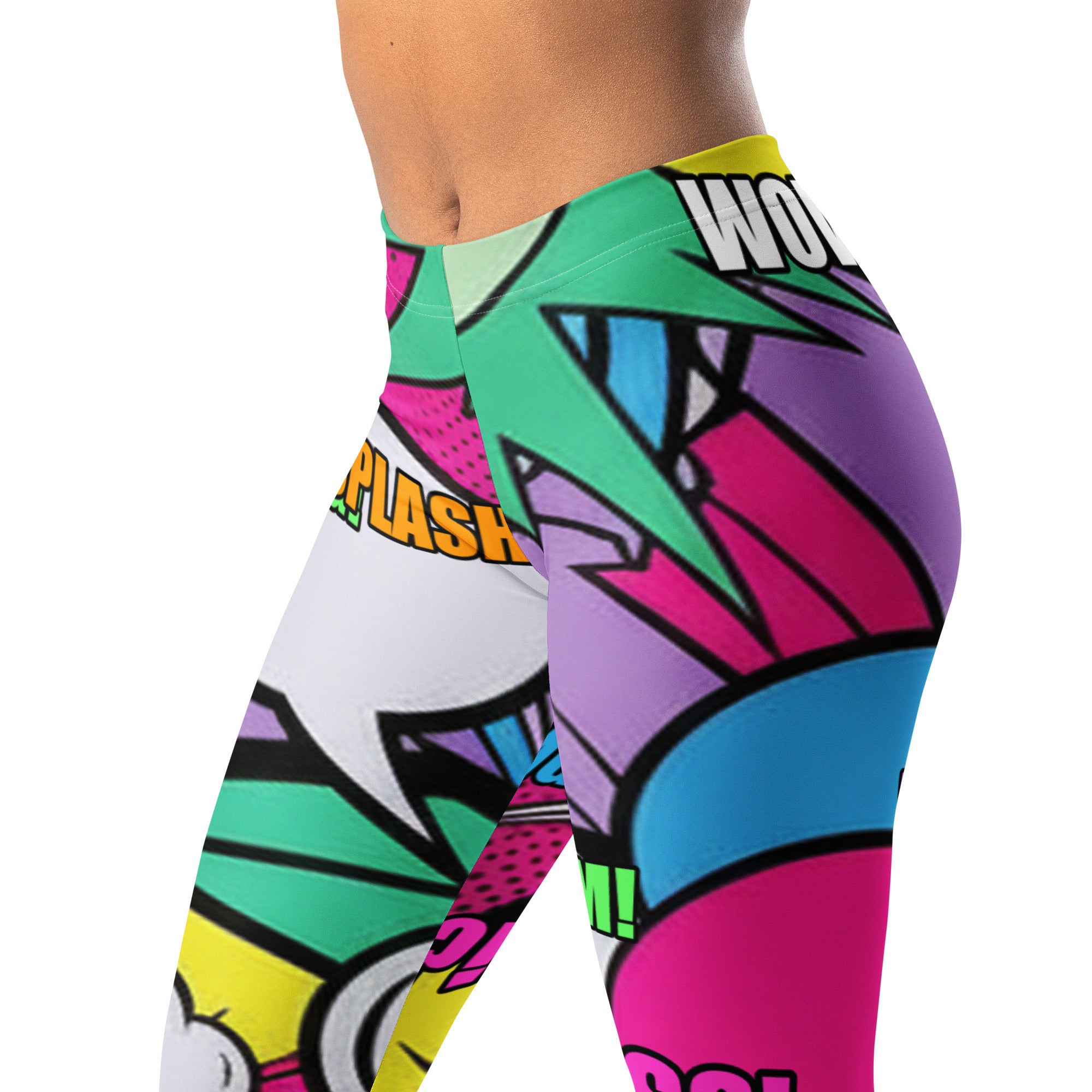 Comic Strip Pop Candy Leggings | GearBunch