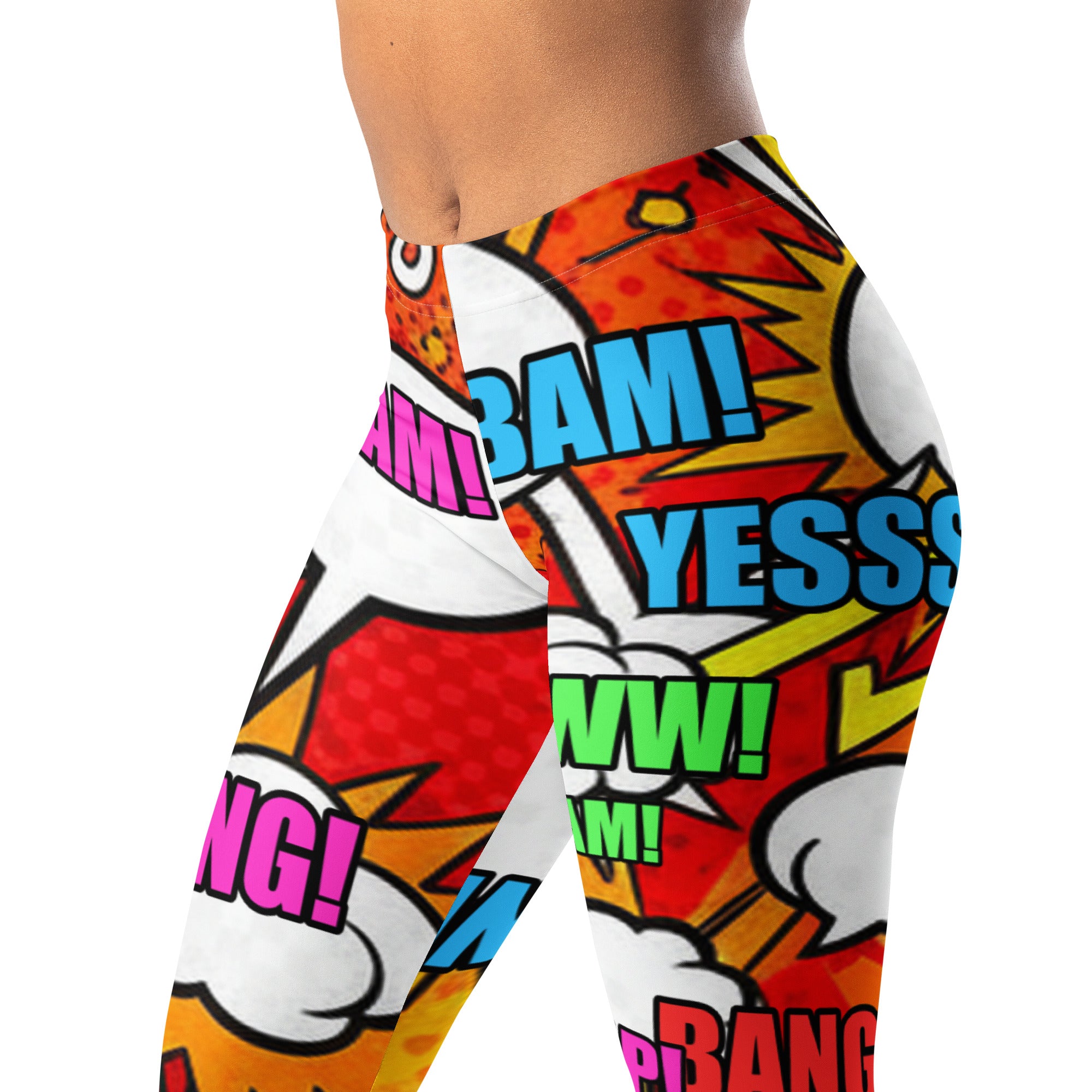 Comic Pop Fire Engine Leggings | GearBunch